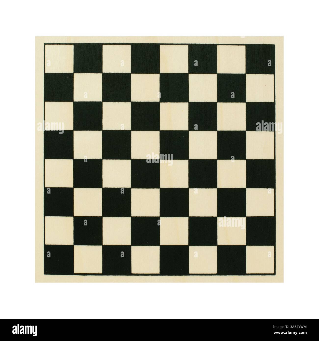 Vuoto scacchiera in legno Foto Stock