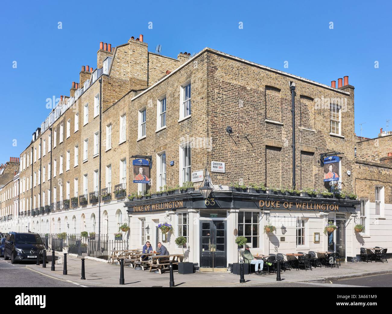 Pub Duke of Wellington, Belgravia, Londra, Inghilterra. Foto Stock