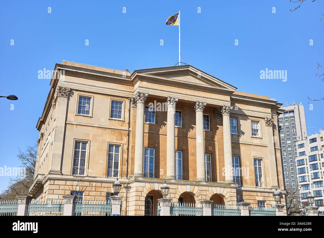 Apsley House, Hyde Park Corner, Londra, Inghilterra. Foto Stock