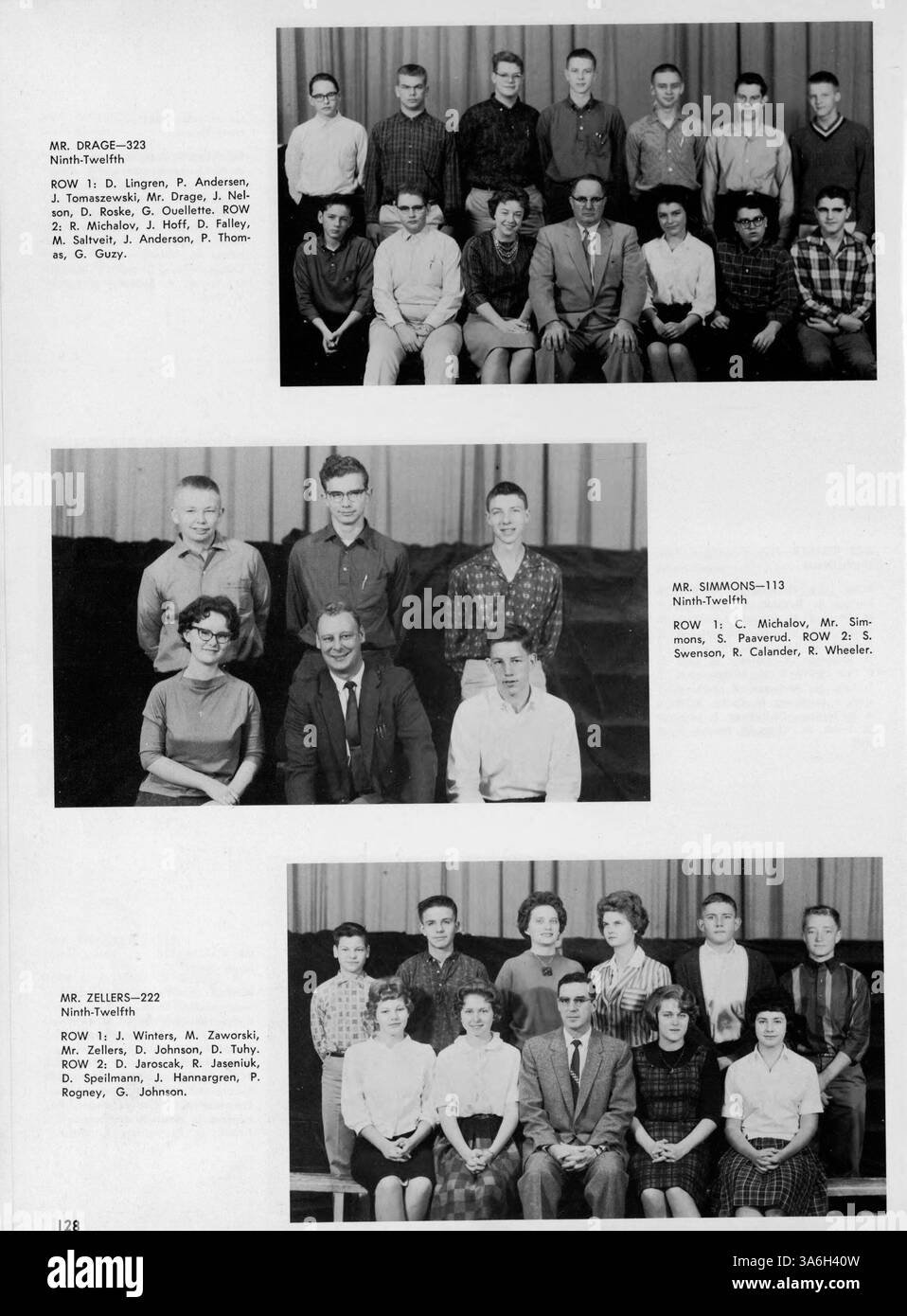 L'Edison Yearbook del 1962 presenta record di attività accademiche, atletiche ed extracurricolari dell'anno scolastico 1961-1962, con particolare enfasi sui contributi e sull'impatto degli studenti afroamericani sull'ambiente scolastico. Foto Stock