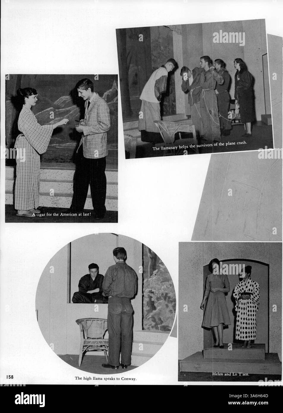 L'annuario "Wizard 58" è un resoconto storico dell'anno scolastico 1957-1958 alla Edison High School, documentando la partecipazione di studenti e insegnanti a una varietà di eventi e attività scolastiche. Foto Stock