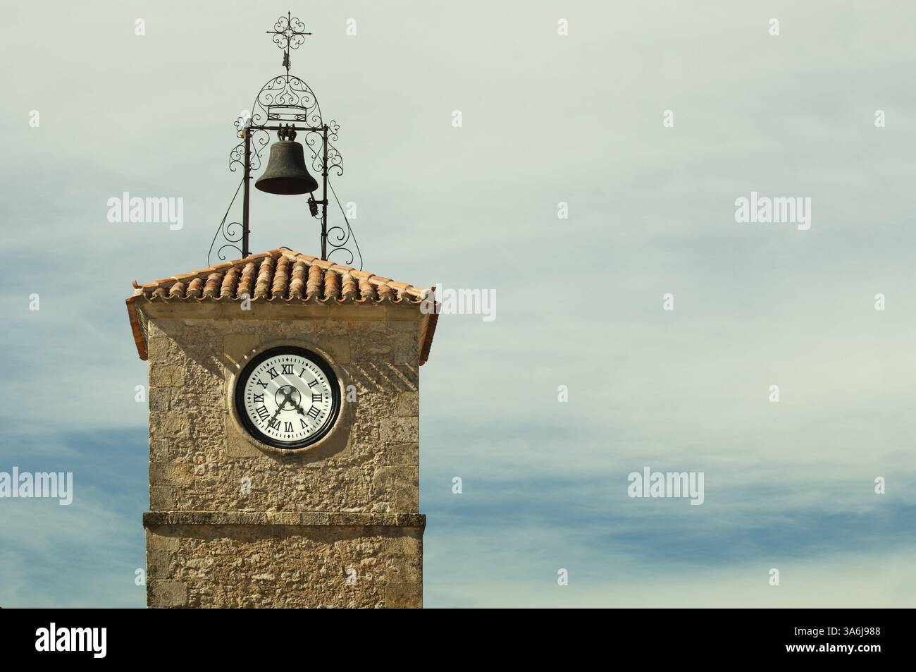 Orologio antico su un edificio Foto Stock