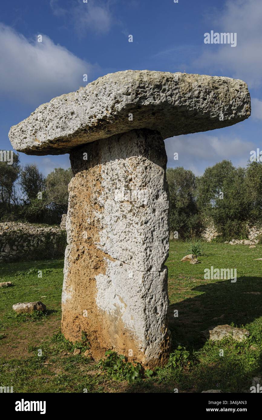 Torretrencada, Ciutadella, Minorca, Isole Baleari, Spagna, Europa Foto Stock