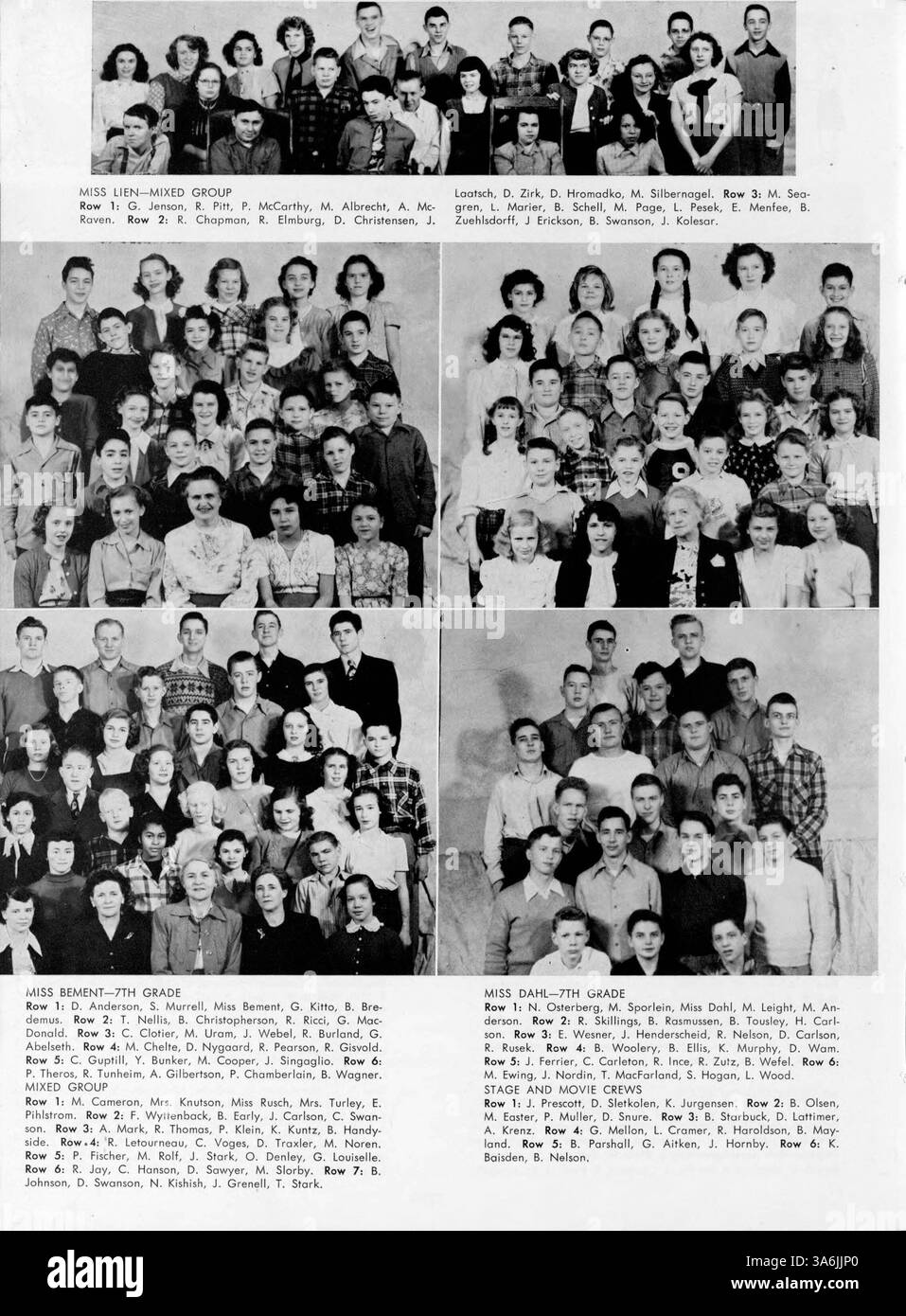 L'annuario "Cardinal 1949" documenta l'anno scolastico 1948-1949 della Marshall High School, fornendo approfondimenti sulle attività accademiche, atletiche ed extracurriculari che hanno plasmato il corpo studentesco e l'ambiente scolastico. Foto Stock