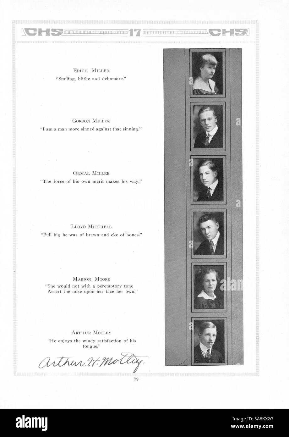 Il Central High Yearbook del 1917, "Centralian", è un documento storico dell'anno accademico 1916-1917, che registra le attività degli studenti, i profili degli insegnanti, l'atletica e gli eventi scolastici significativi. Gli studenti afroamericani sono rappresentati in varie sezioni dell'annuario, evidenziando i loro contributi alla comunità scolastica. Foto Stock