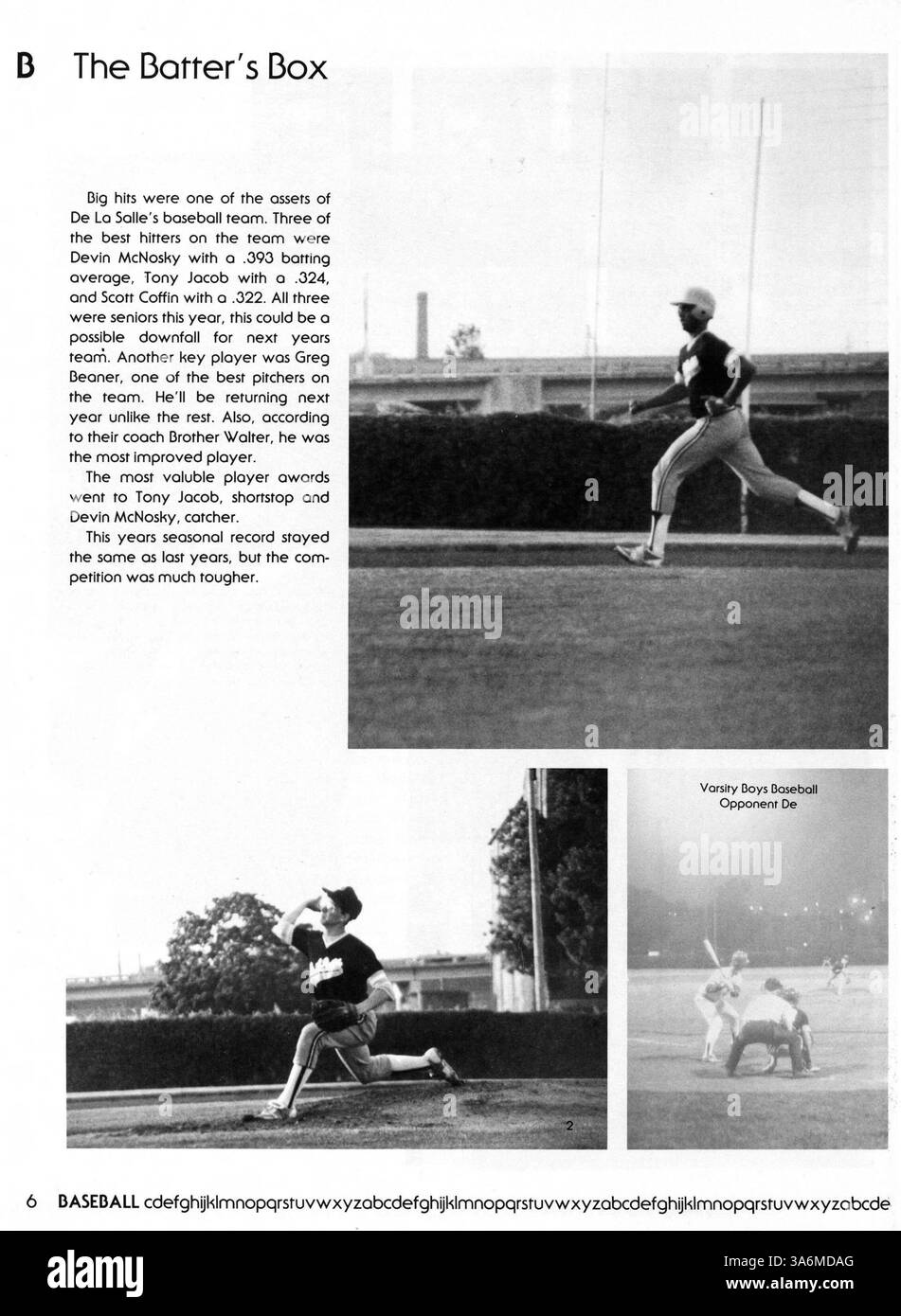 L'Annuario De la Salle 1987 mette in evidenza i principali eventi e attività dell'anno accademico 1986-1987, concentrandosi sui risultati di studenti, docenti, atletica e club studenteschi attraverso fotografie e contenuti scritti. Foto Stock