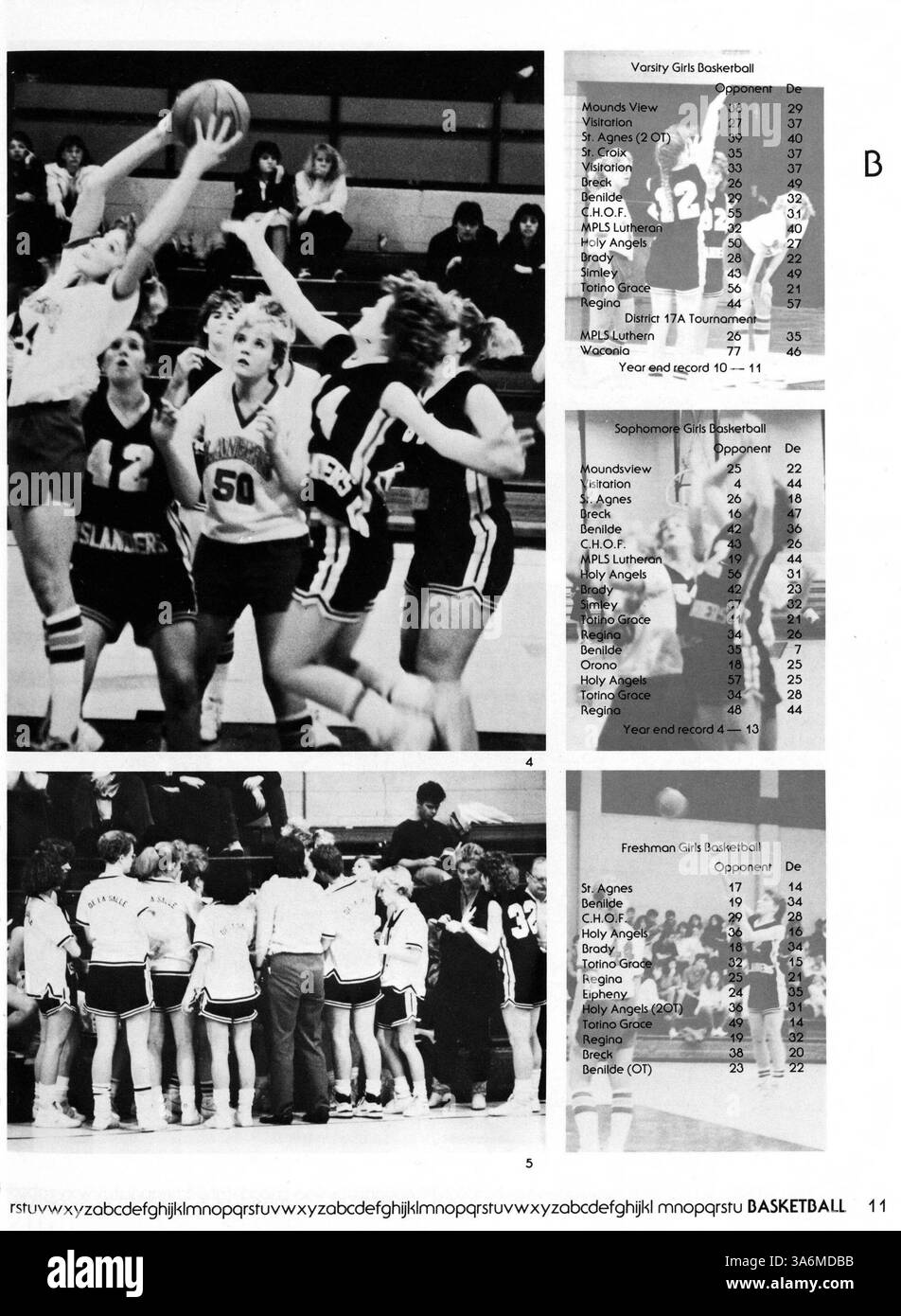 L'annuario De la Salle del 1987 offre una panoramica completa degli studenti, della facoltà, degli extracurriculari, dell'atletica leggera e degli eventi chiave dell'anno accademico. Foto Stock