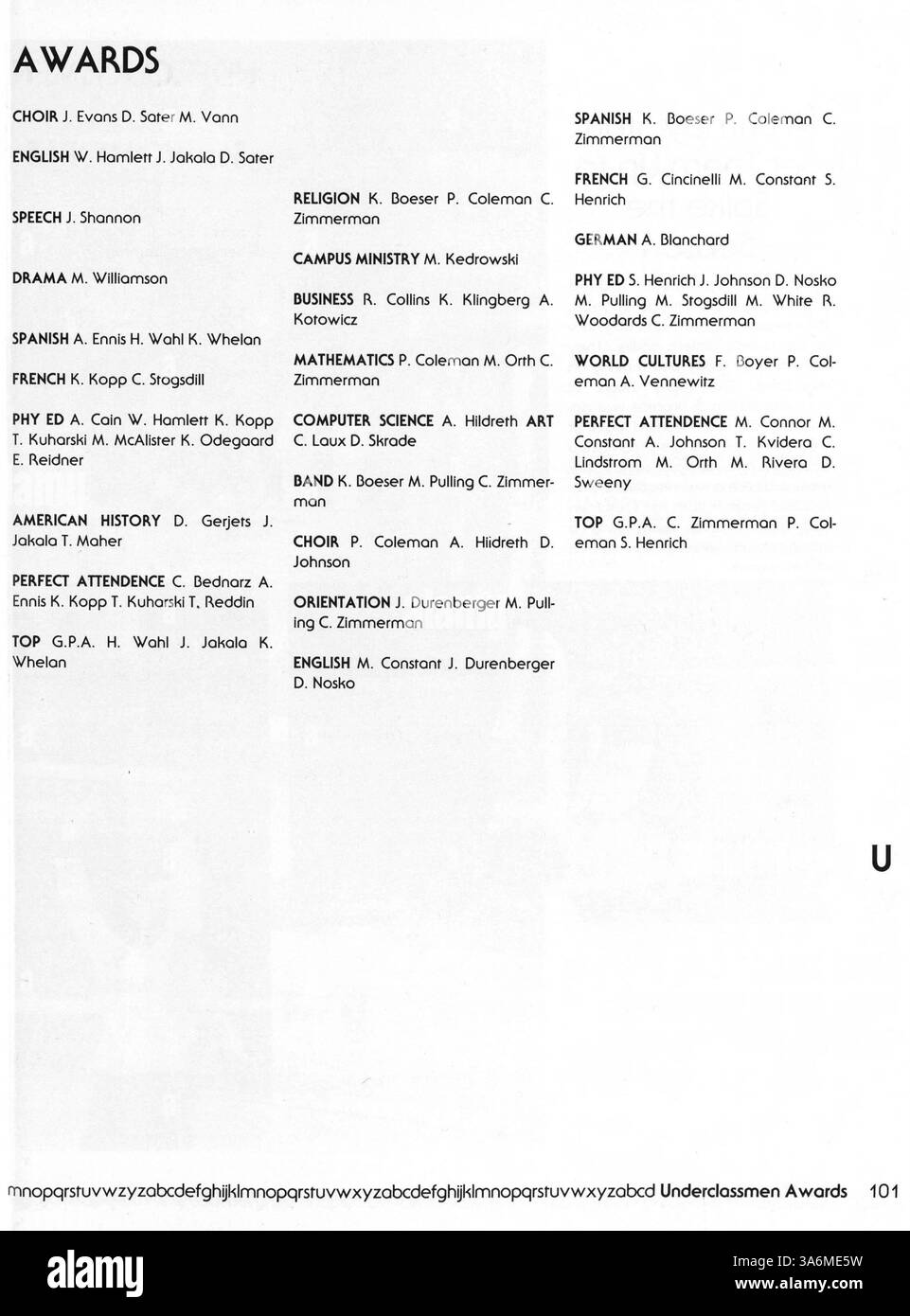 Questo annuario De la Salle 1987 offre una panoramica completa del corpo studentesco, della facoltà, dell'atletica, dei club e degli eventi scolastici dell'anno accademico 1986-1987. Foto Stock