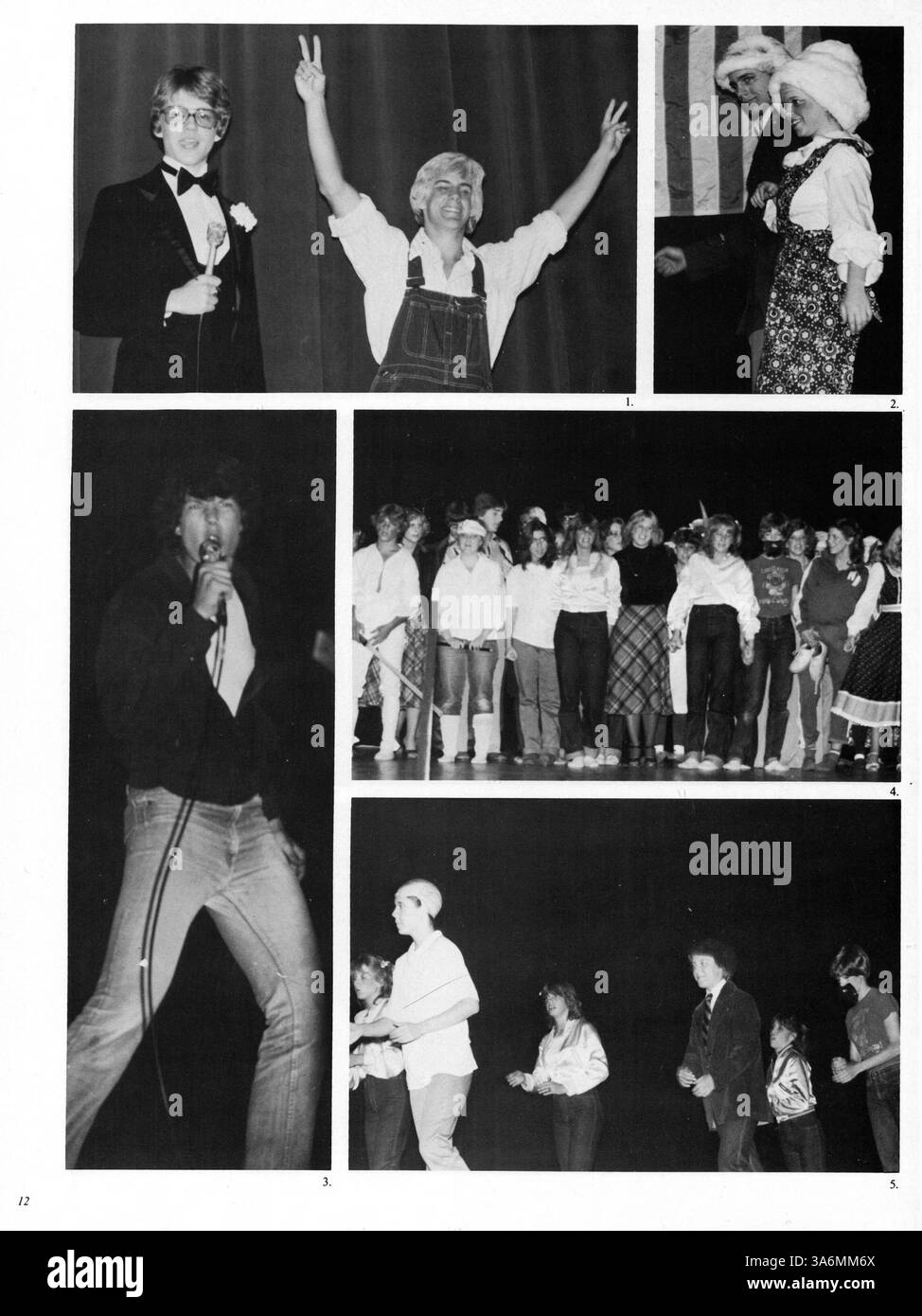 Questo annuario di Antler 1980 cattura i momenti chiave dell'anno scolastico 1979-1980 della Minnehaha Academy, documentando studenti, atletica, club e docenti. Pagine mancanti 55, 56 e 59-62. Foto Stock