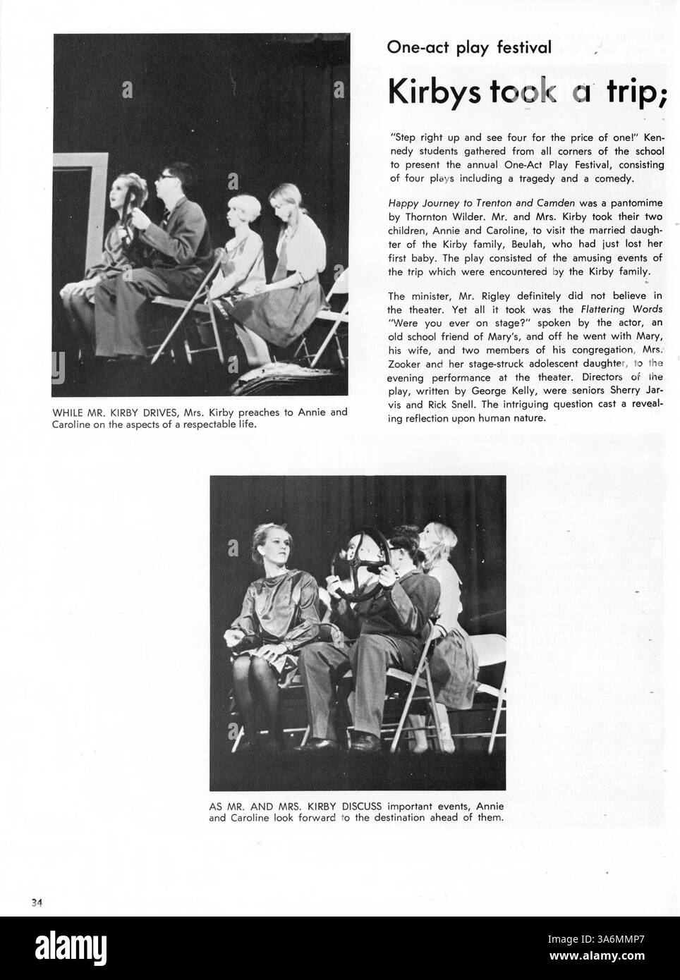 Profili '69, il Kennedy High Yearbook del 1969, documenta i momenti chiave dell'anno scolastico 1968-1969, comprese le attività studentesche, l'atletica e gli eventi scolastici, preservando la storia dell'anno accademico. Foto Stock