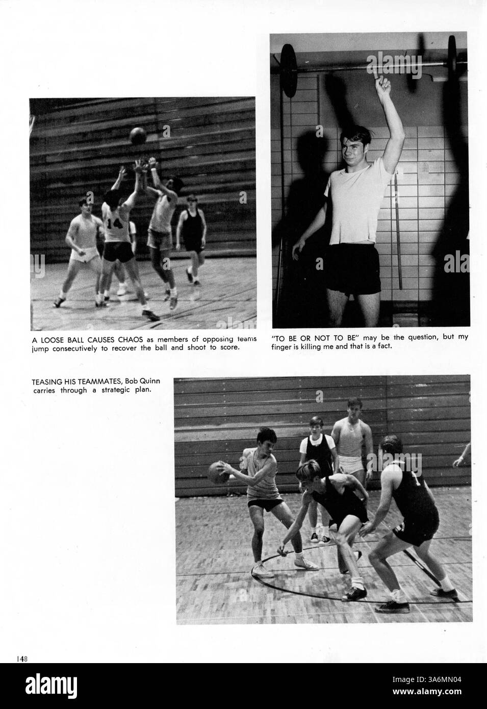Il Kennedy High Yearbook del 1969, "profili", documenta le attività studentesche dell'anno, lo sport, la facoltà, i club e gli eventi scolastici memorabili, fornendo una panoramica dell'anno accademico 1968-1969. Foto Stock
