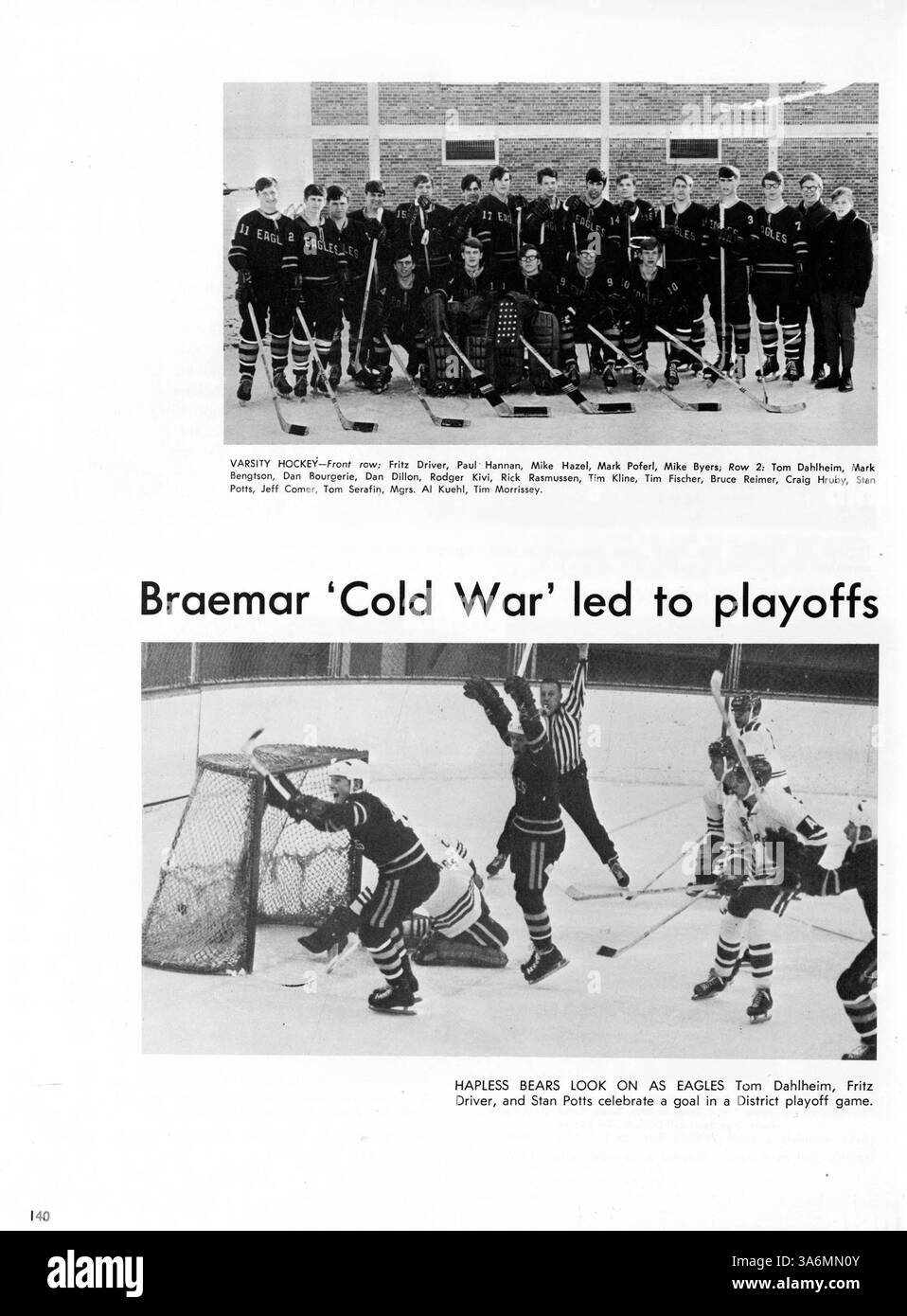 I profili '69 forniscono un resoconto dettagliato dell'anno scolastico 1968-1969 del Kennedy High, con studenti, docenti, club extracurricolari, eventi sportivi, e attività sociali che hanno definito l'anno. Foto Stock