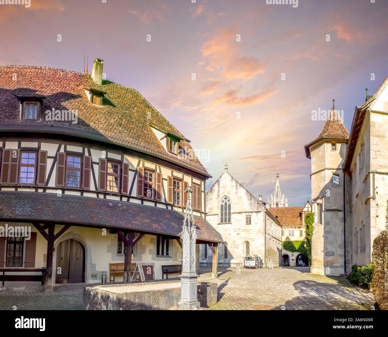 Monastero di Bebenhausen, Tuebingen, Germania Foto Stock