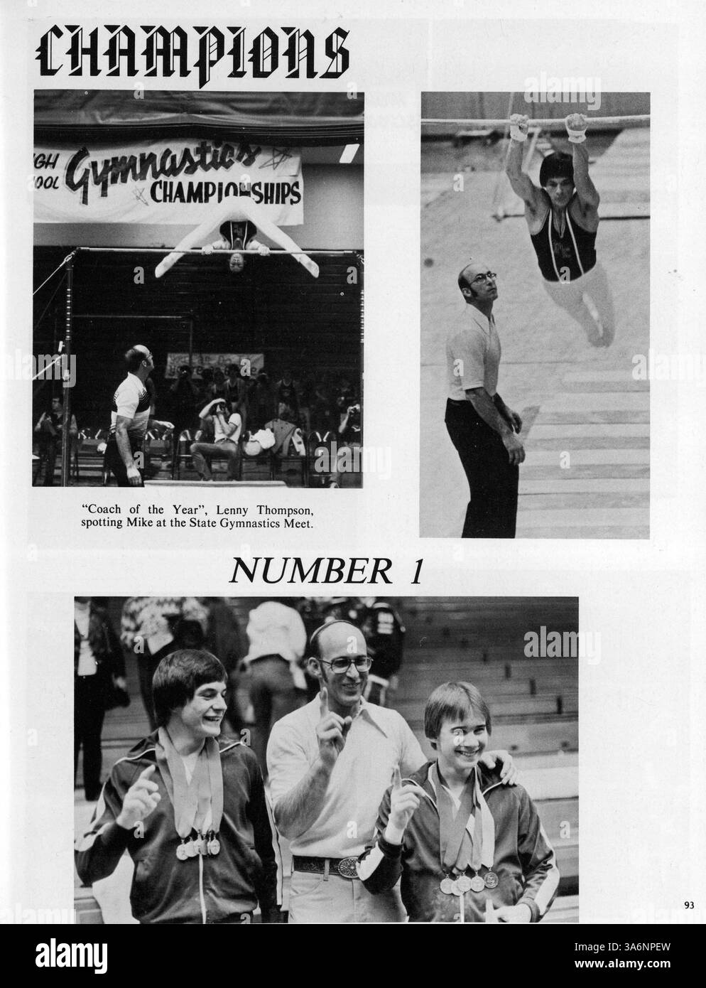 Il 1979 Park Center High Yearbook documenta il corpo studentesco, gli insegnanti e le attività extracurriculari dell'anno scolastico 1978-1979, riflettendo la fine degli anni '1970 presso la scuola. Foto Stock