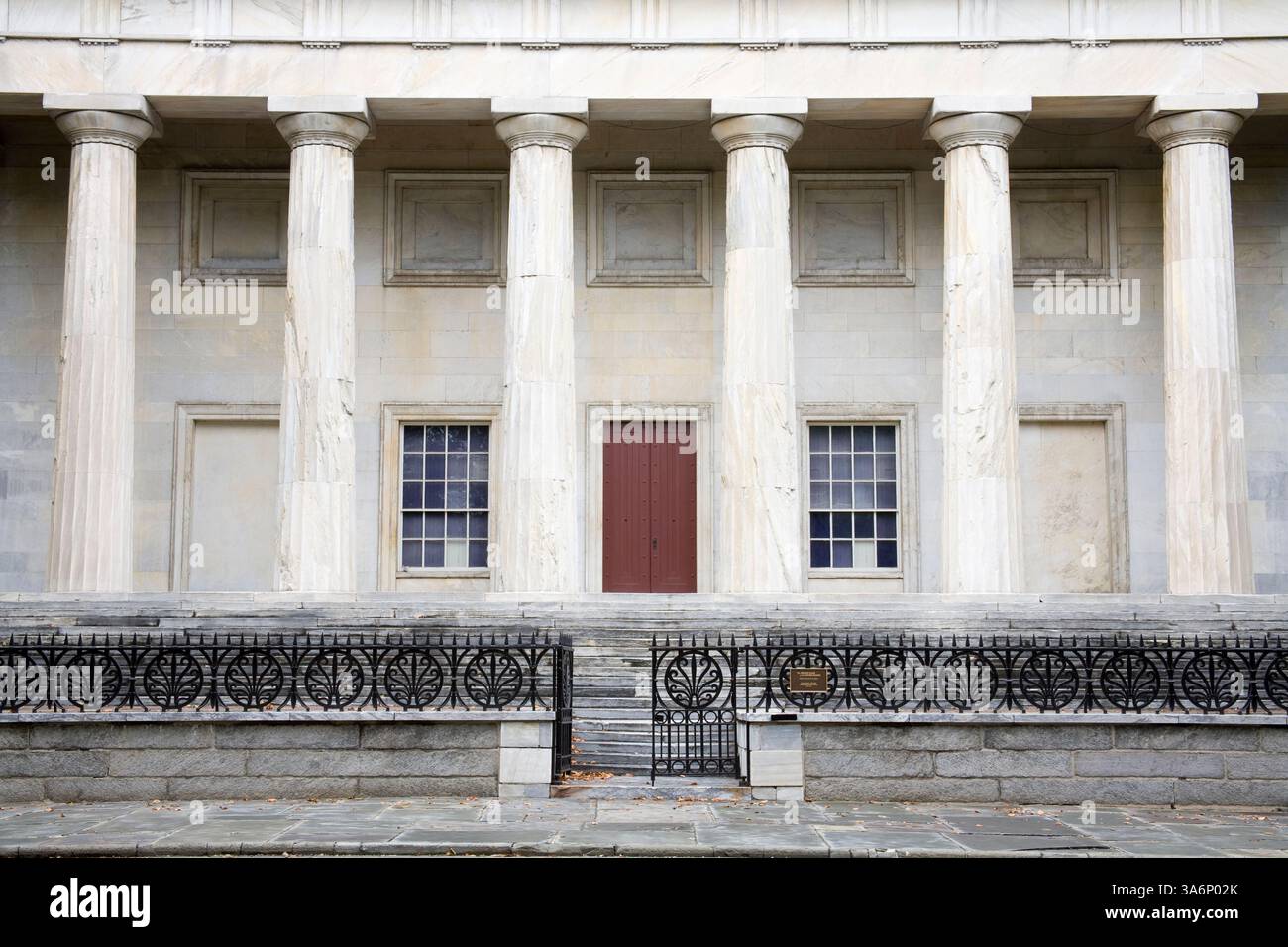 Seconda banca degli Stati Uniti, Independence National Historical Park, Old City, Philadelphia, Pennsylvania, USA Foto Stock