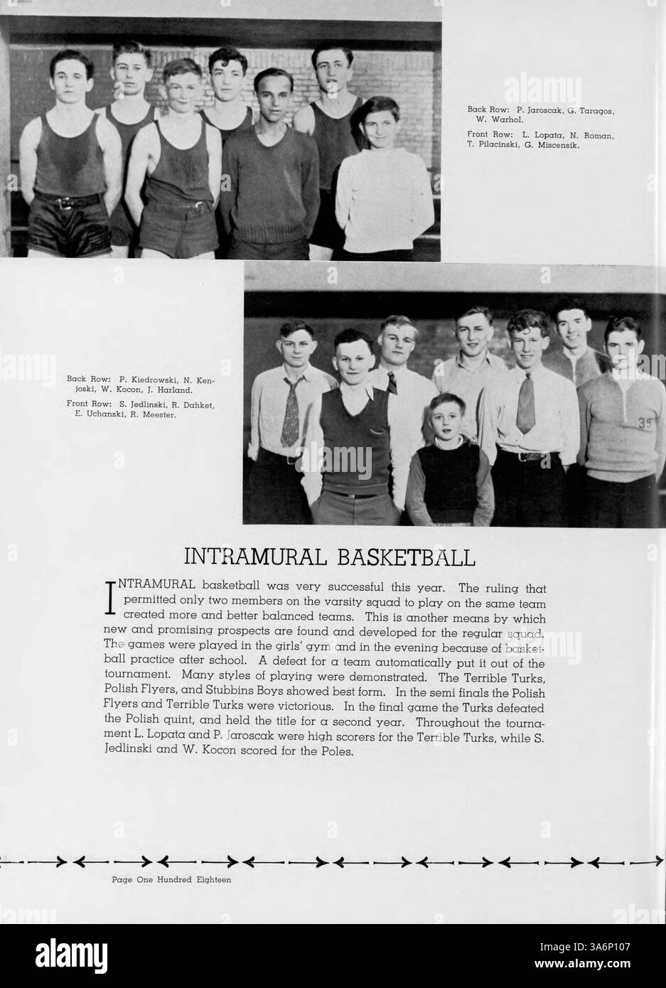 Questo annuario "Wizard" del 1935 della Edison High School rappresenta un record completo dell'anno scolastico 1934-1935, mettendo in evidenza i risultati degli studenti, i contributi della facoltà, l'atletica e le attività del club. Foto Stock