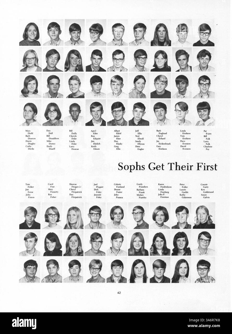 L'annuario Wahian del 1969 della Washburn High School riflette la comunità scolastica dell'anno 1968-1969, documentando studenti, insegnanti, sport, club, ed eventi, con un focus sugli studenti afroamericani. Foto Stock