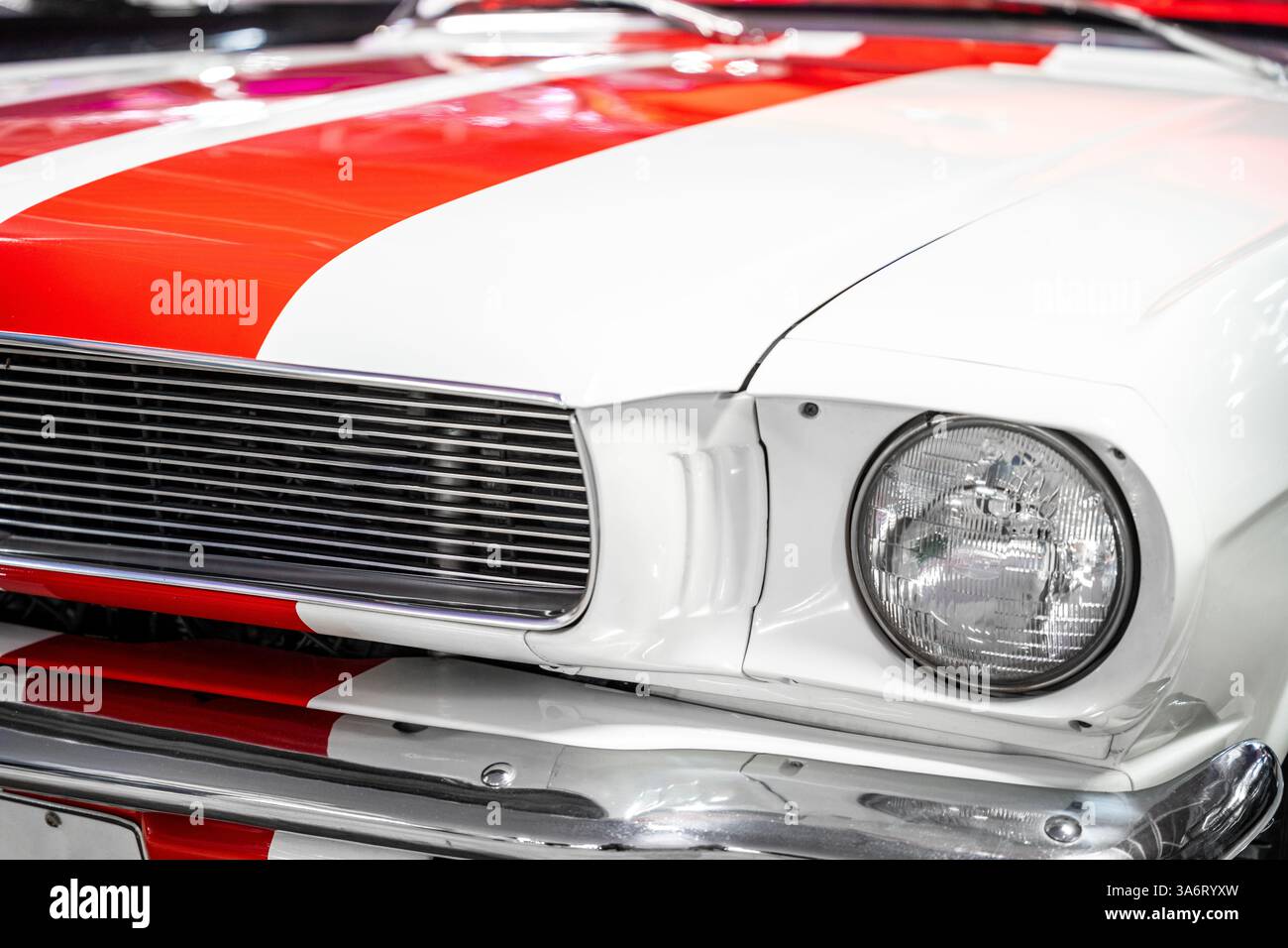 Bella muscle car americana, esentata. Foto Stock