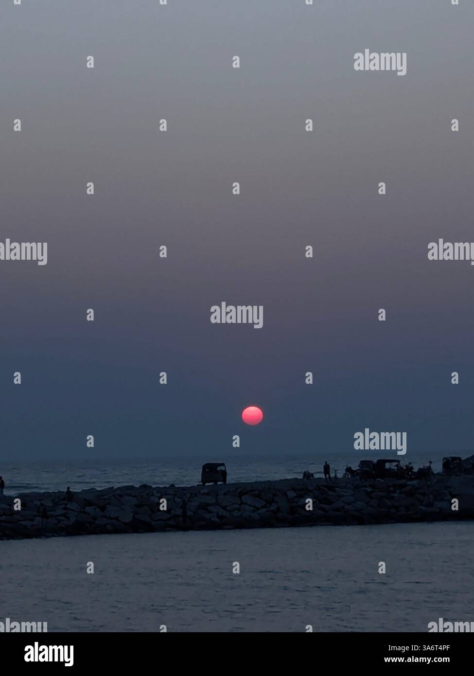 Tramonto - Immagine stock catturata con smartphone