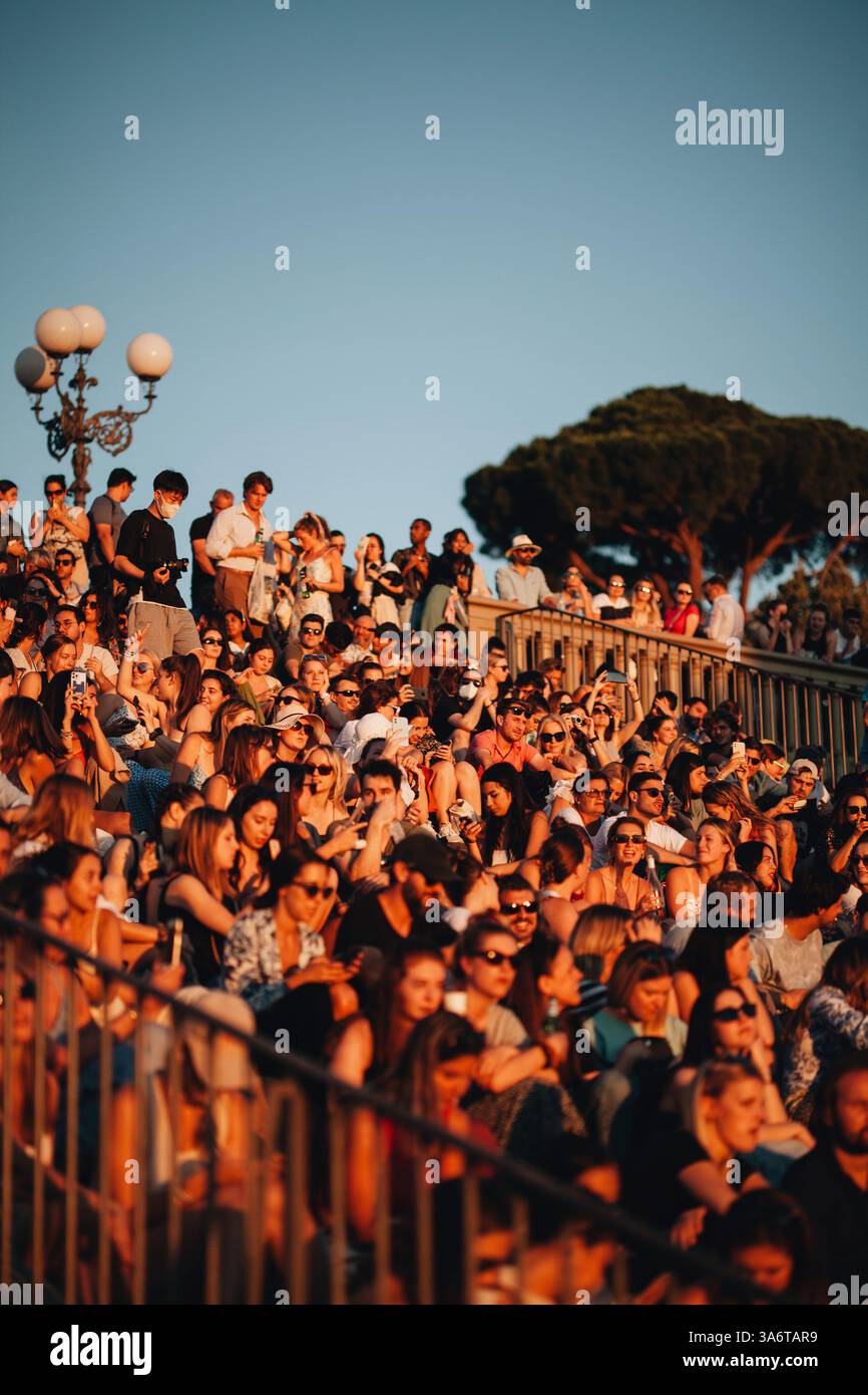 Amanti del sole Foto Stock