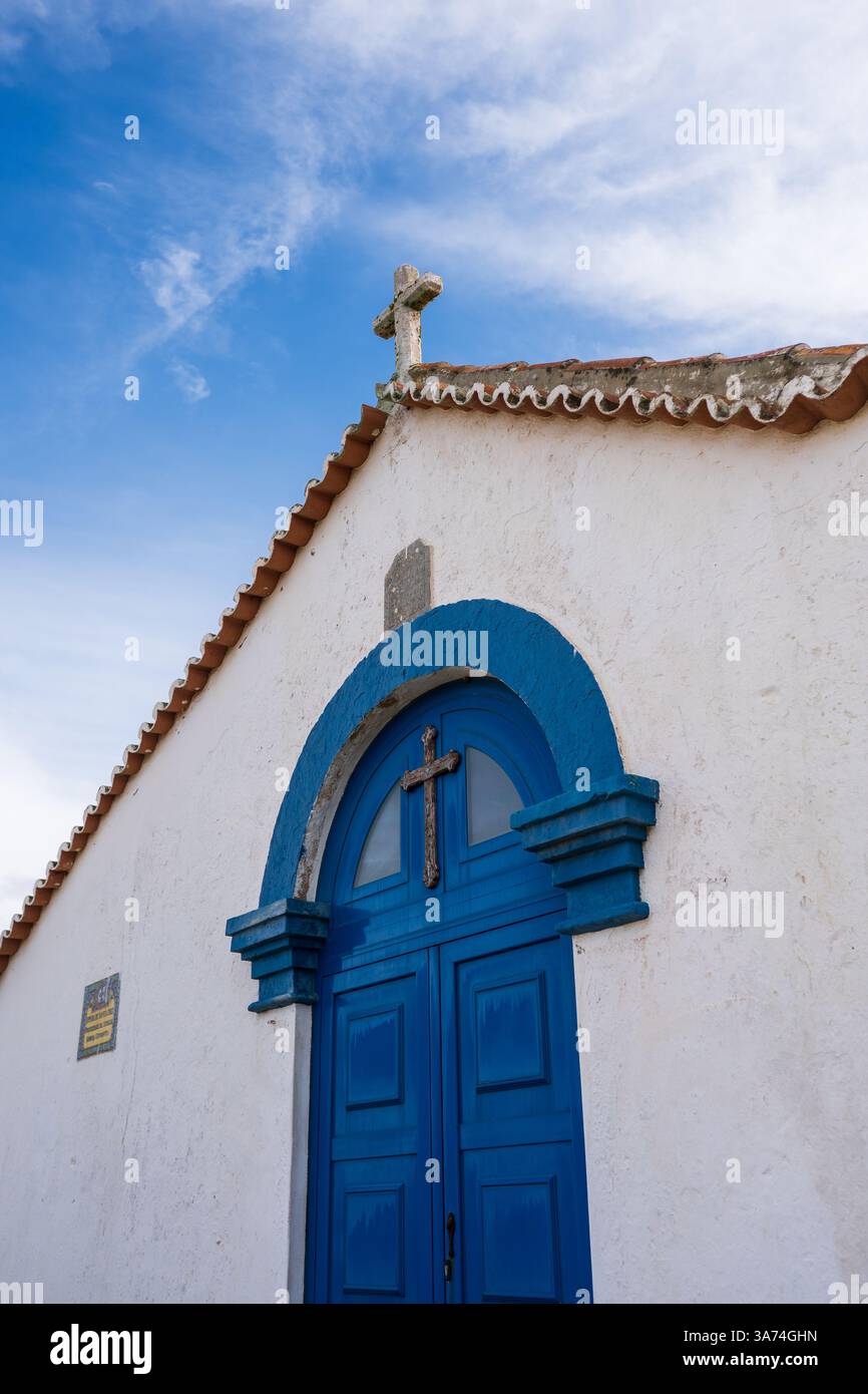 Santa Cruz Hermitage (Ermida de Santa Cruz), Peniche Foto Stock