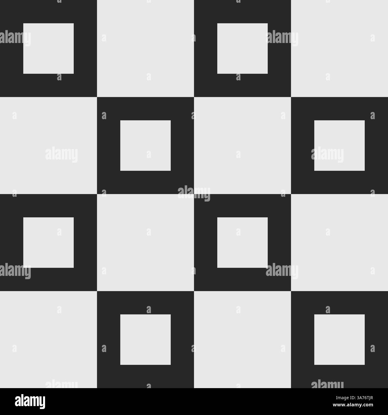 Motivo geometrico senza cuciture con quadrati alternati in bianco e nero, per creare una griglia elegante e moderna. Perfetto per sfondi e progetti di design Illustrazione Vettoriale Motivo geometrico senza cuciture con quadrati alternati in bianco e nero, per creare una griglia elegante e moderna. Perfetto per sfondi e progetti di design Illustrazione Vettoriale