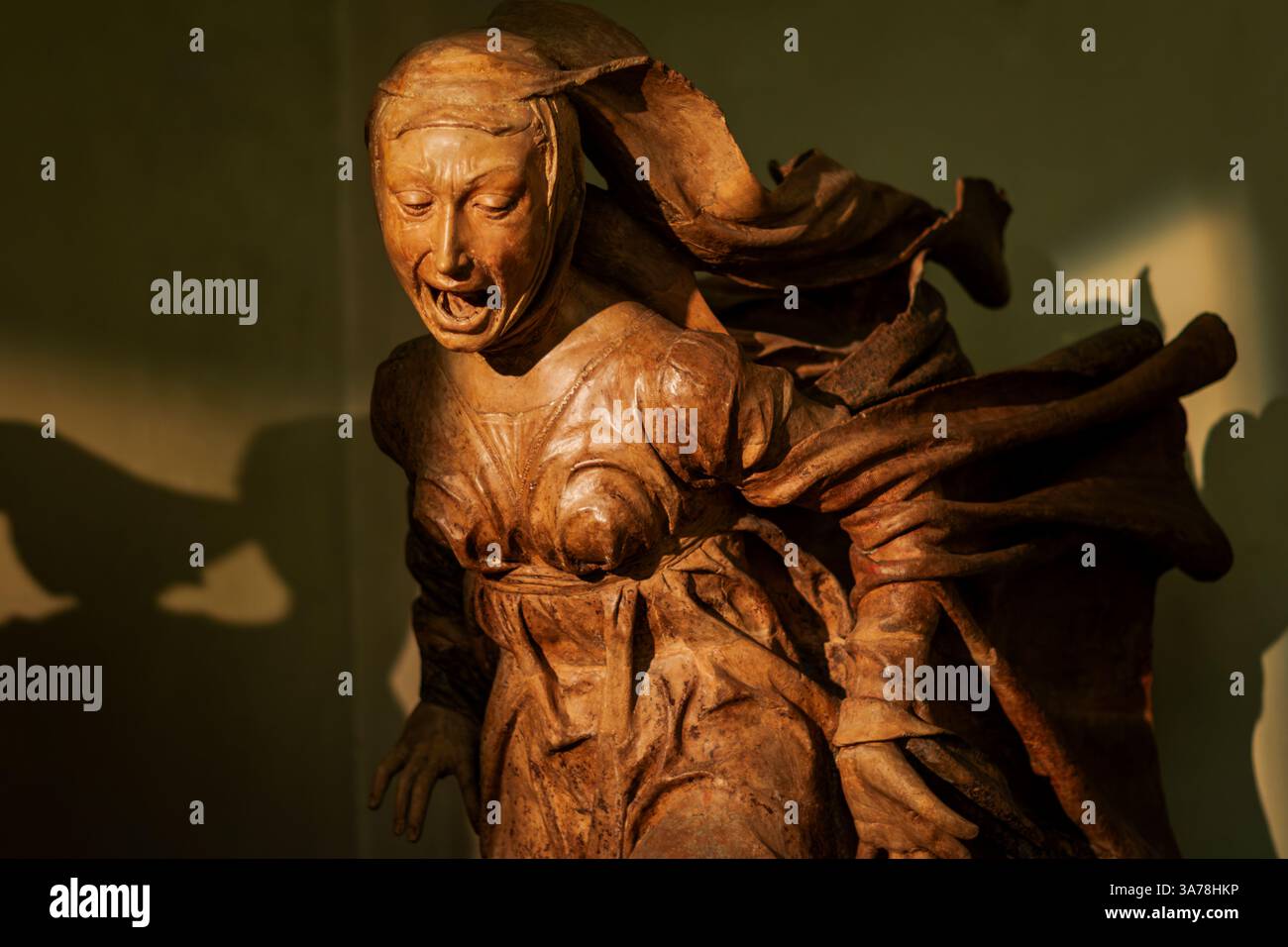 Il lamento sul Cristo morto da Niccolò dell'Arca, nella centrale Santa Maria della vita a Bologna, Italia. Foto Stock