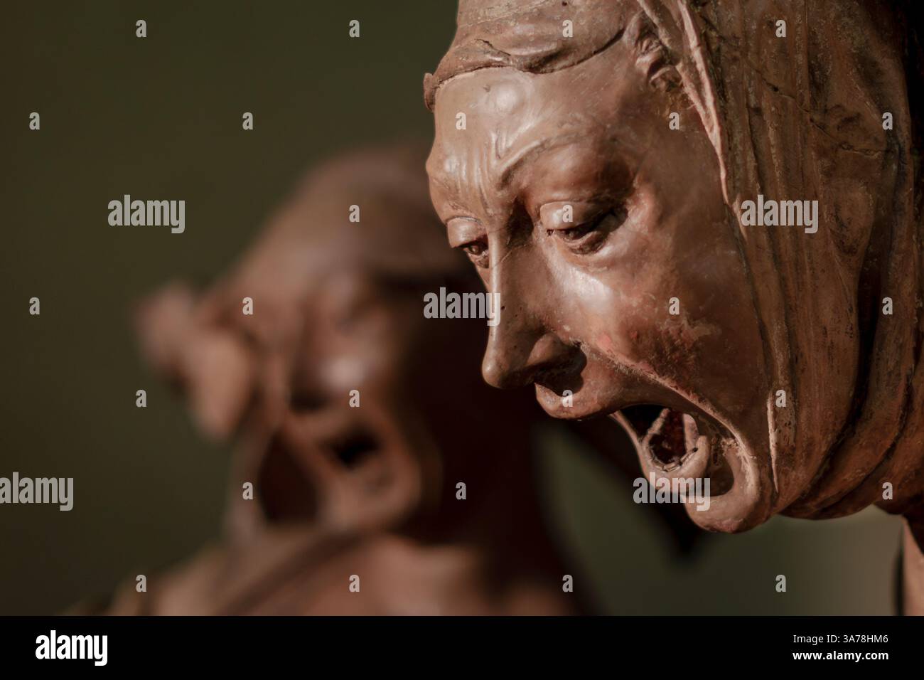 Il lamento sul Cristo morto da Niccolò dell'Arca, nella centrale Santa Maria della vita a Bologna, Italia. Foto Stock