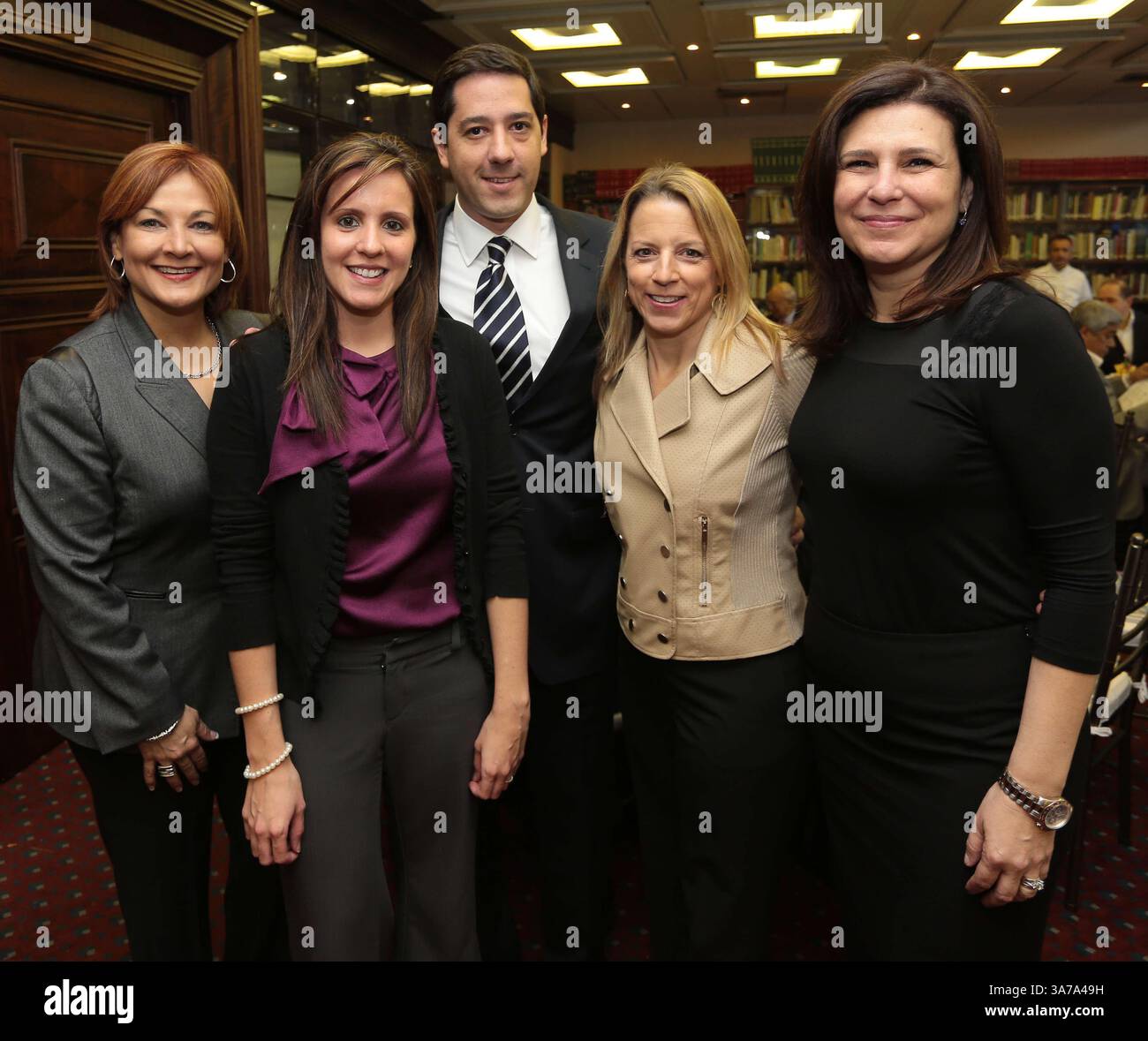26 febbraio 2013 - Colombia - EN el periÃ³dico El tiempo se realizÃ³ un desayuno con el Sector Turistico donde Participaron de Lisha Duarte, Mary Vincent , Marcos Barros, Danielle Courtney , Flavia light hoy 26 de febrero del 2013 en BogotÃ Colombia . FOTO MAUIRICIO MORENO EL TIEMPO CEET CrÃ©dito: CEET FotÃ³grafo: MAURICIO MORENO (immagine di credito: © El Tiempo/GDA/ZUMAPRESS.com) Foto Stock