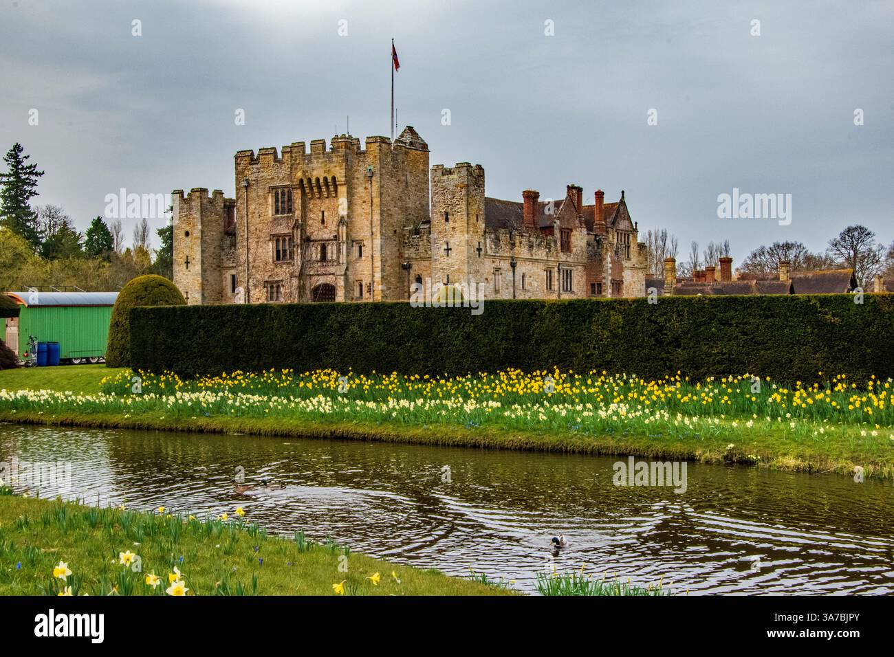 Hever Castle & Gardens, Hever, Kent, Inghilterra Foto Stock