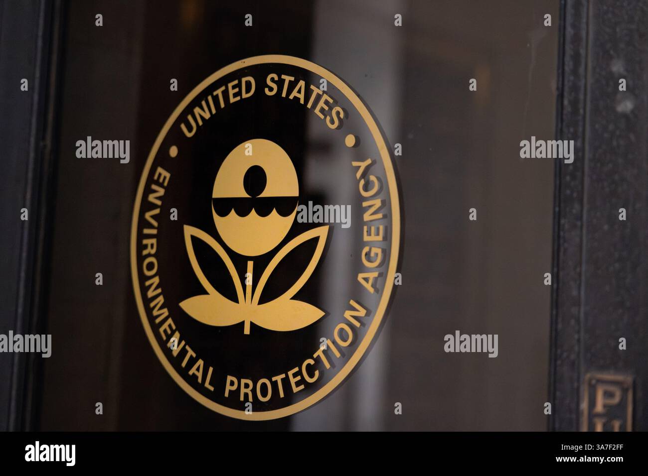 Agenzia per la protezione ambientale degli Stati Uniti con logo a Washington, D.C. - EPA Foto Stock