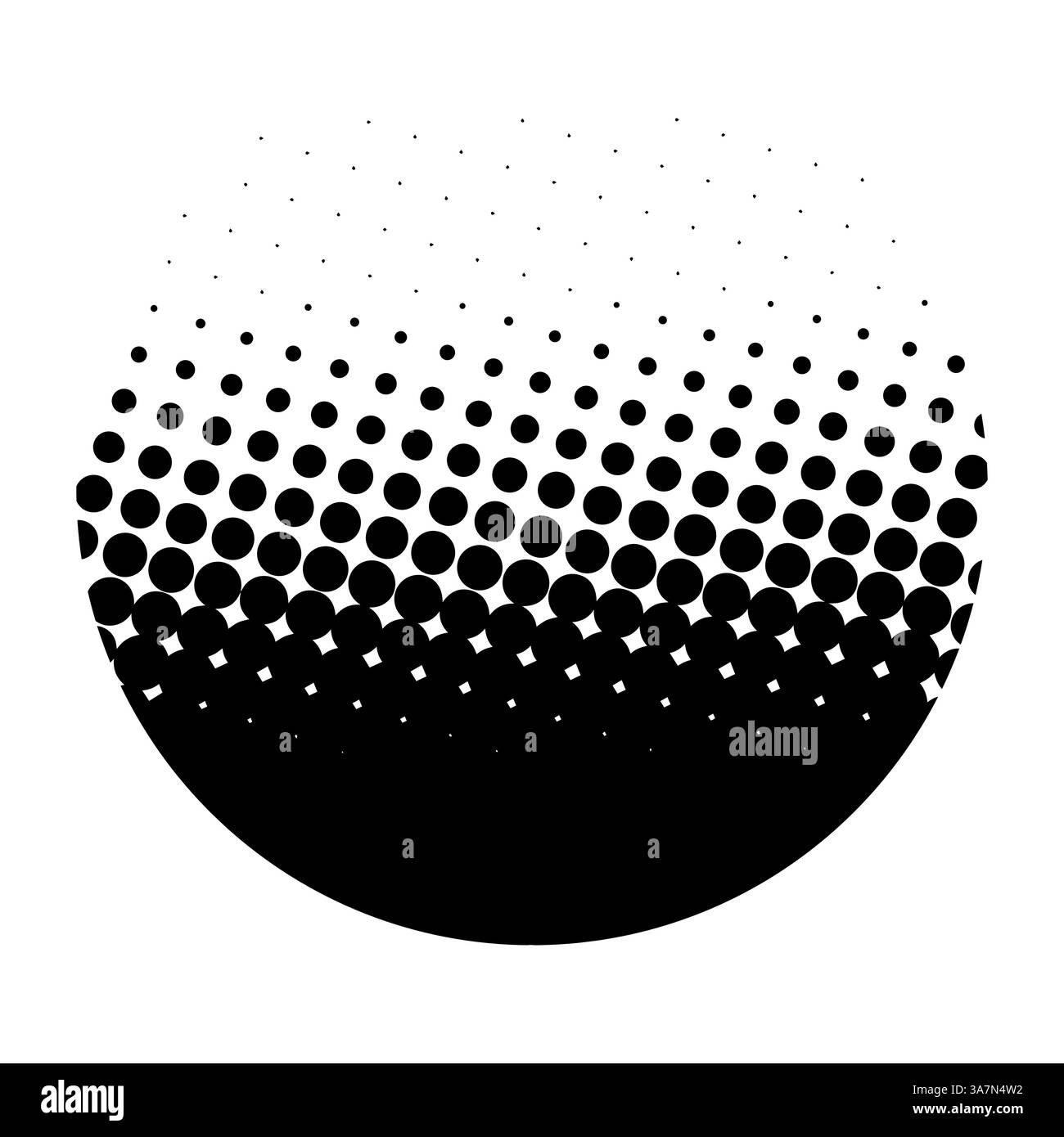 illustrazione vettoriale disegnata a mano con motivo a mezzitoni Illustrazione Vettoriale