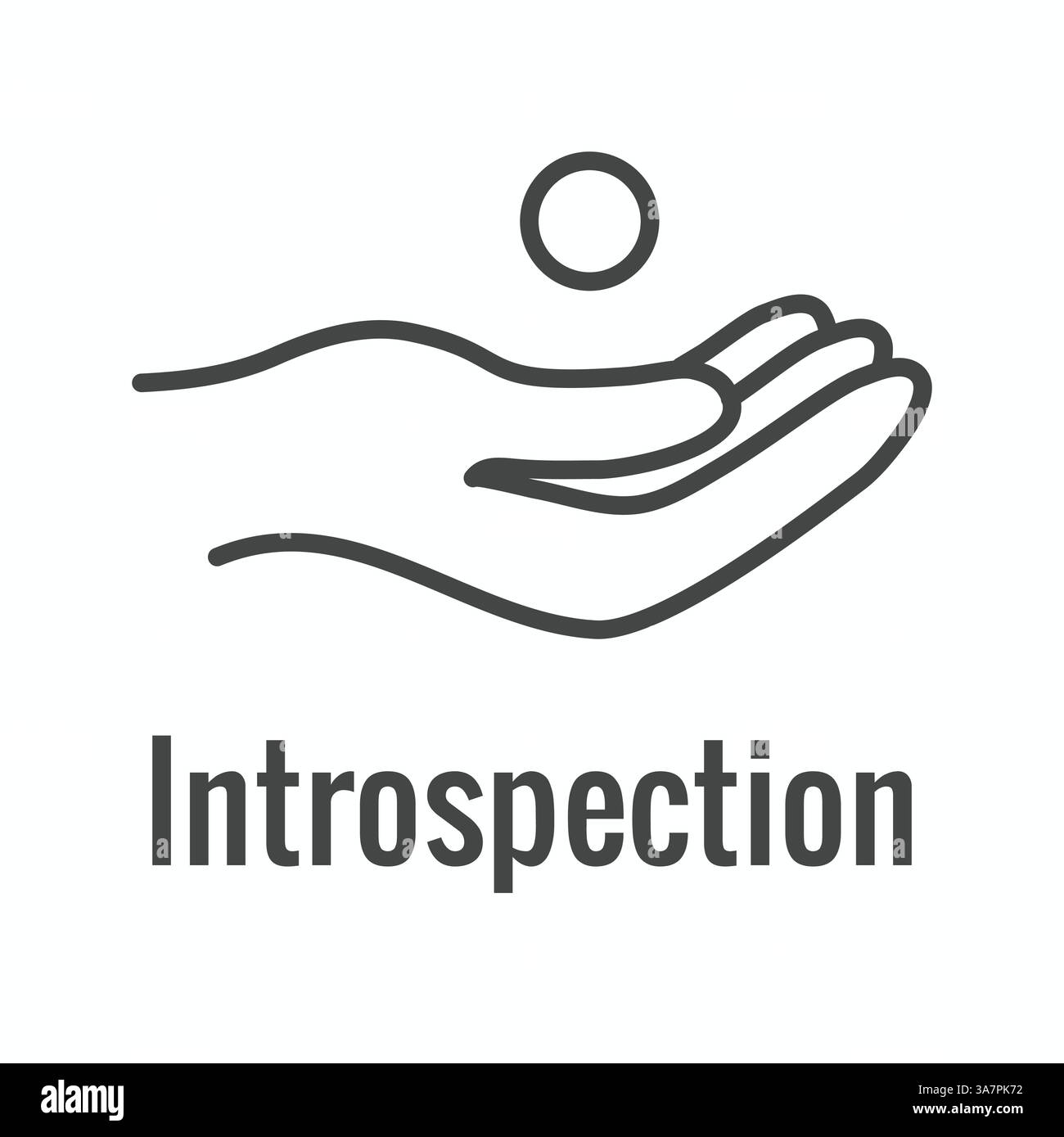 Zen Meditation Mandala Design Symbol Concept e Yoga idea Illustrazione Vettoriale