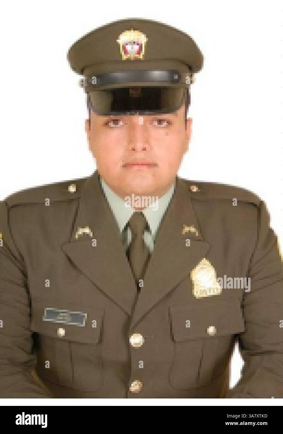 30 ottobre 2012 - Colombia - PT JUAN DAVID RUIZ RAMIREZ . 6 POLICÃ AS MUERTOS Y un HERIDO, DEJO ATAQUE DE LAS FARC A PATRULLA DE POLICÃ A DE trÃ NSITO EN EL CAUCA Los hechos ocurrieron en la vÃ­a que de Puerto Tejada conduce a Villa Rica, en el sector conocido como Yarumal, y habrÃ­a sido efectuado por el Sexto Frente de las FARC. Fotos Policia Nacional CrÃ©dito: OTROS FotÃ³grafo: Policia Nacional (immagine di credito: © El Tiempo/GDA/ZUMAPRESS.com) Foto Stock