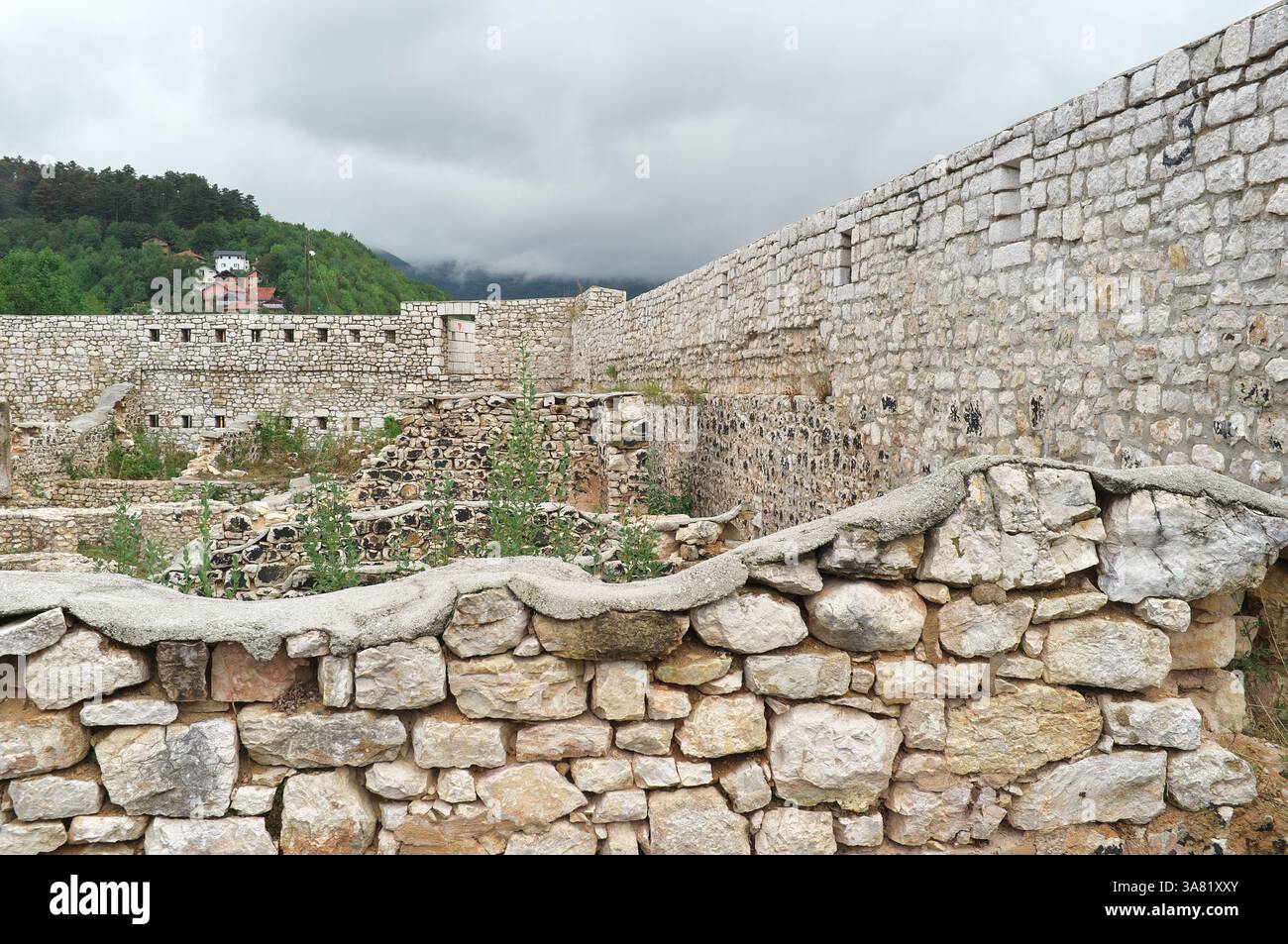 Fortezza Bianca, Vratnik Vecchia, Sarajevo, Bosnia ed Erzegovina Foto Stock