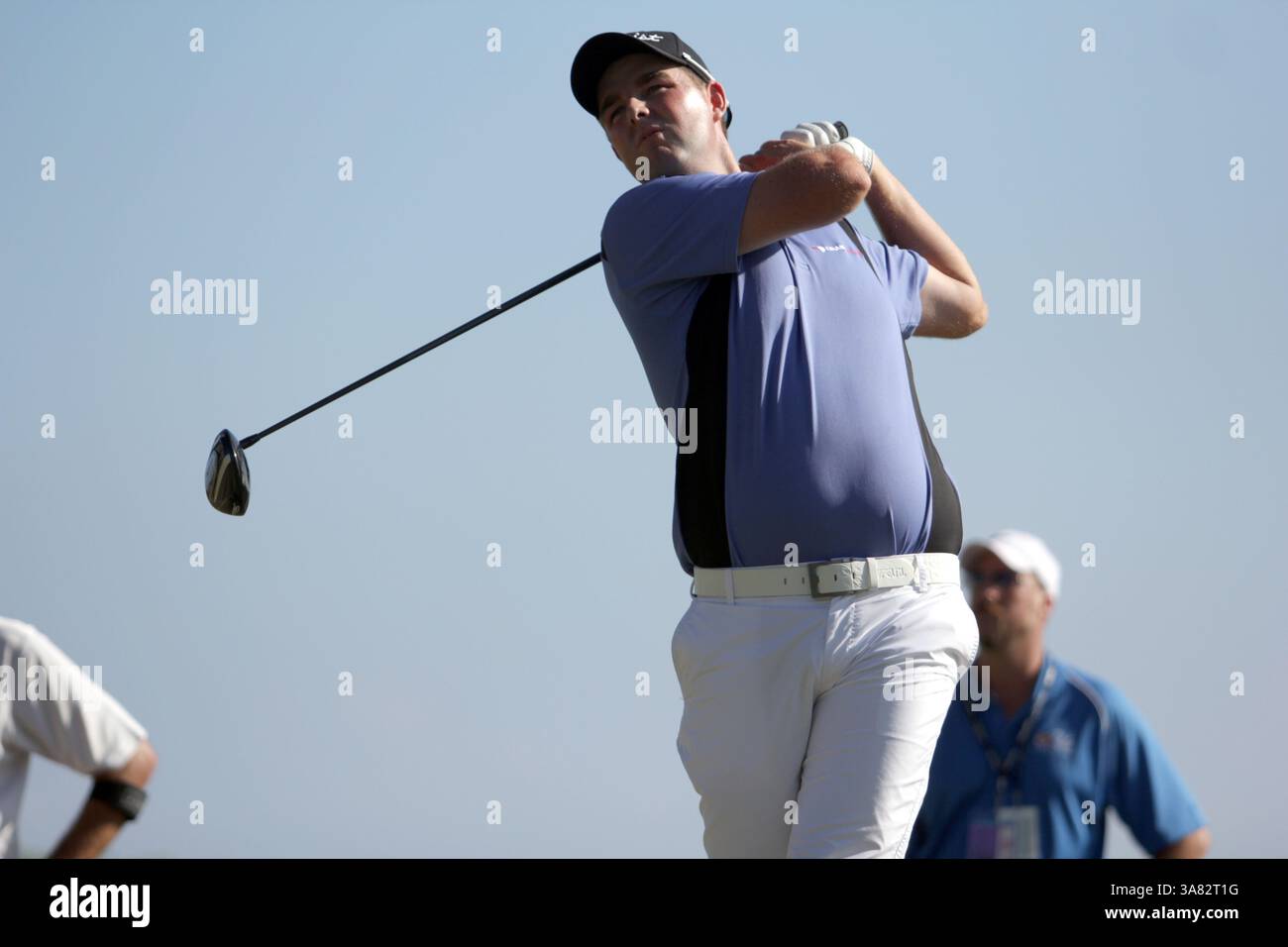 13 gennaio 2013 - Honolulu, HI, USA - 13 gennaio 2013: Marc Leishman partecipa alla finale del Sony Open al Waialae Country Club di Honolulu, HI. (Immagine di credito: © Andrew Lee/Cal Sport Media/ZUMAPRESS.com) Foto Stock