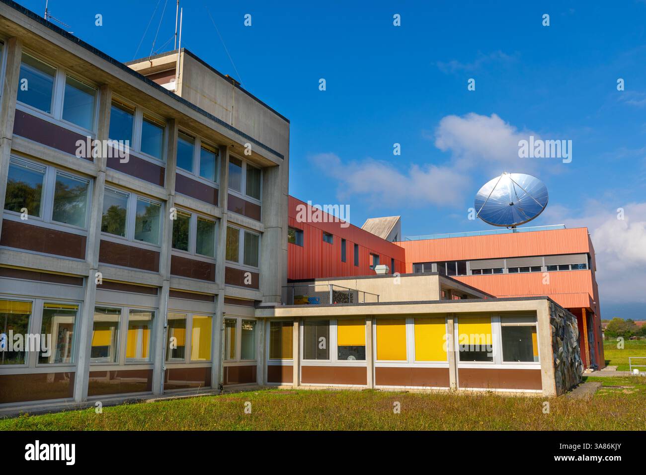 Uffici dell'Osservatorio di Ginevra, Sauverny, Cantone di Ginevra, Ginevra, Svizzera Foto Stock