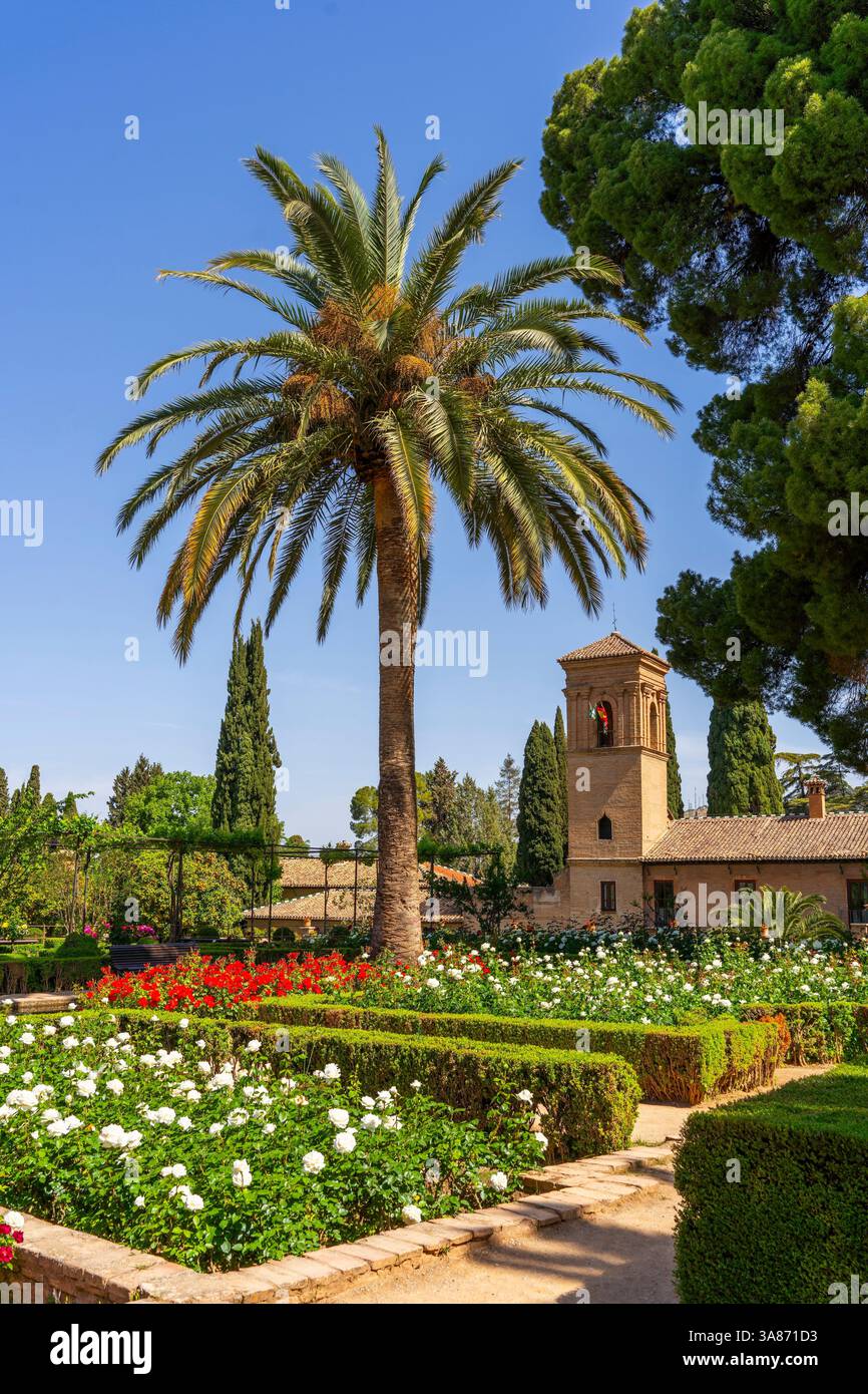 Convento di San Francisco, Parador Nazionale, Alhambra, UNESCO, Granada, Andalusia, Spagna Foto Stock