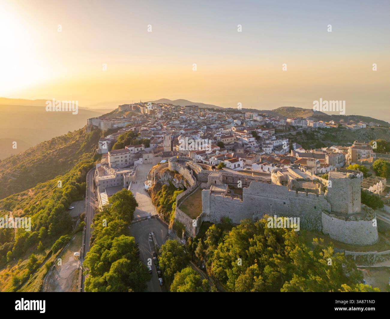 Monte Sant'Angelo, Foggia, Puglia, Italia Foto Stock