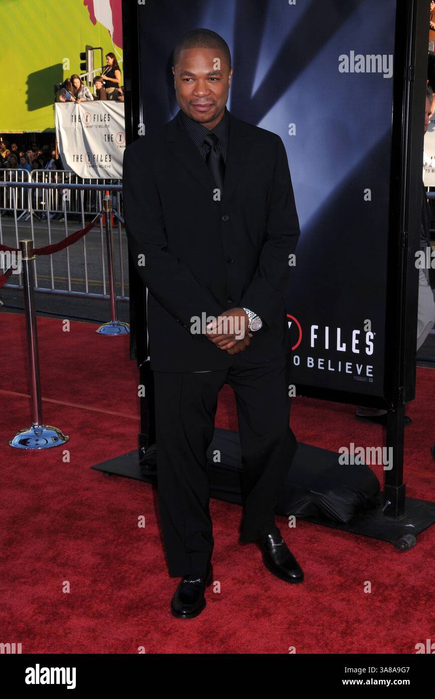 23 luglio 2008 - Hollywood, CA, Stati Uniti - 23 luglio 2008 - Hollywood, California - Xzibit. "The X-Files: I Want to Believe" prima mondiale al Grauman's Chinese Theatre. Foto: Byron Purvis/AdMedia (immagine di credito: © Byron Purvis/AdMedia via ZUMA Wire) Foto Stock