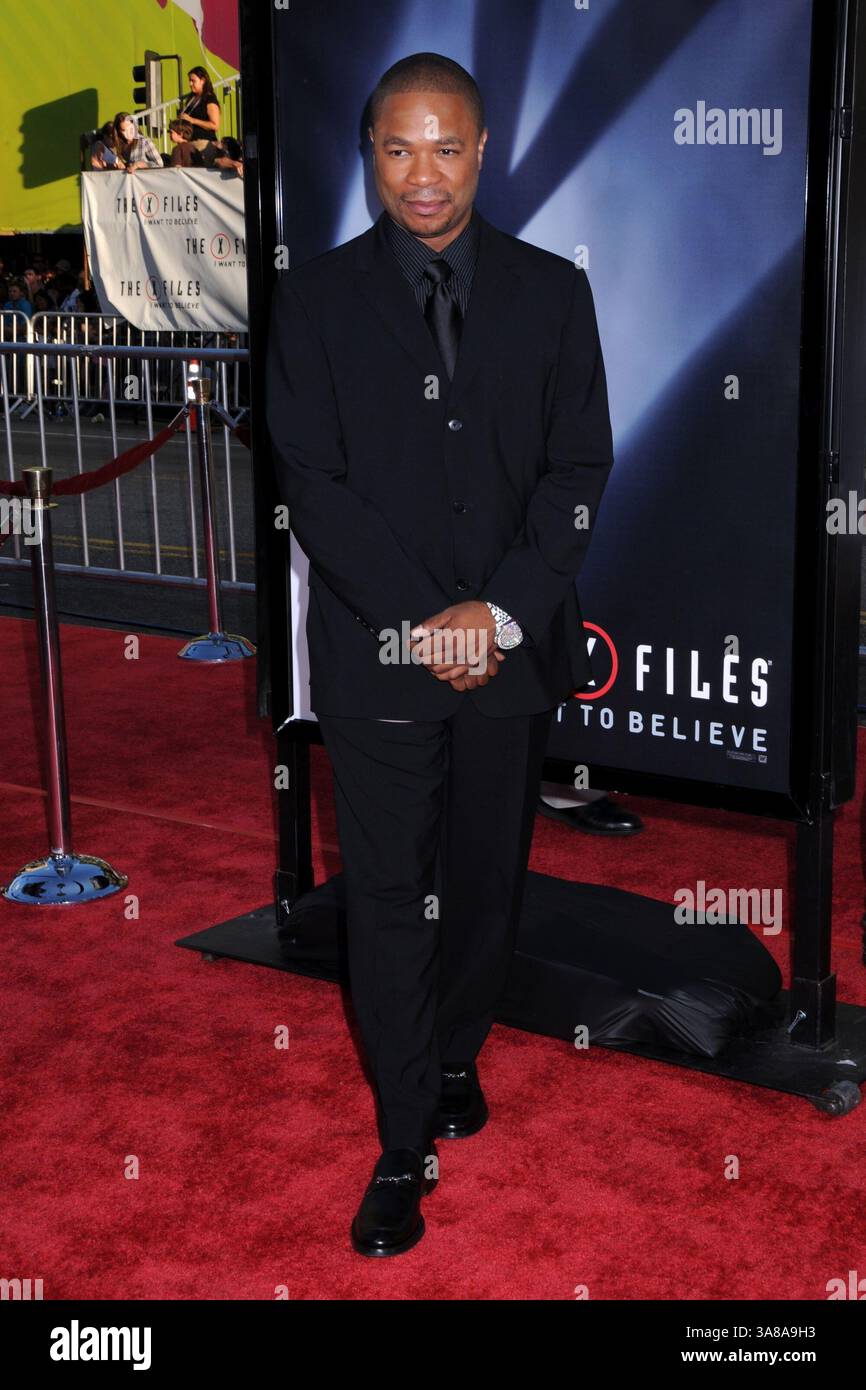 23 luglio 2008 - Hollywood, CA, Stati Uniti - 23 luglio 2008 - Hollywood, California - Xzibit. "The X-Files: I Want to Believe" prima mondiale al Grauman's Chinese Theatre. Foto: Byron Purvis/AdMedia (immagine di credito: © Byron Purvis/AdMedia via ZUMA Wire) Foto Stock