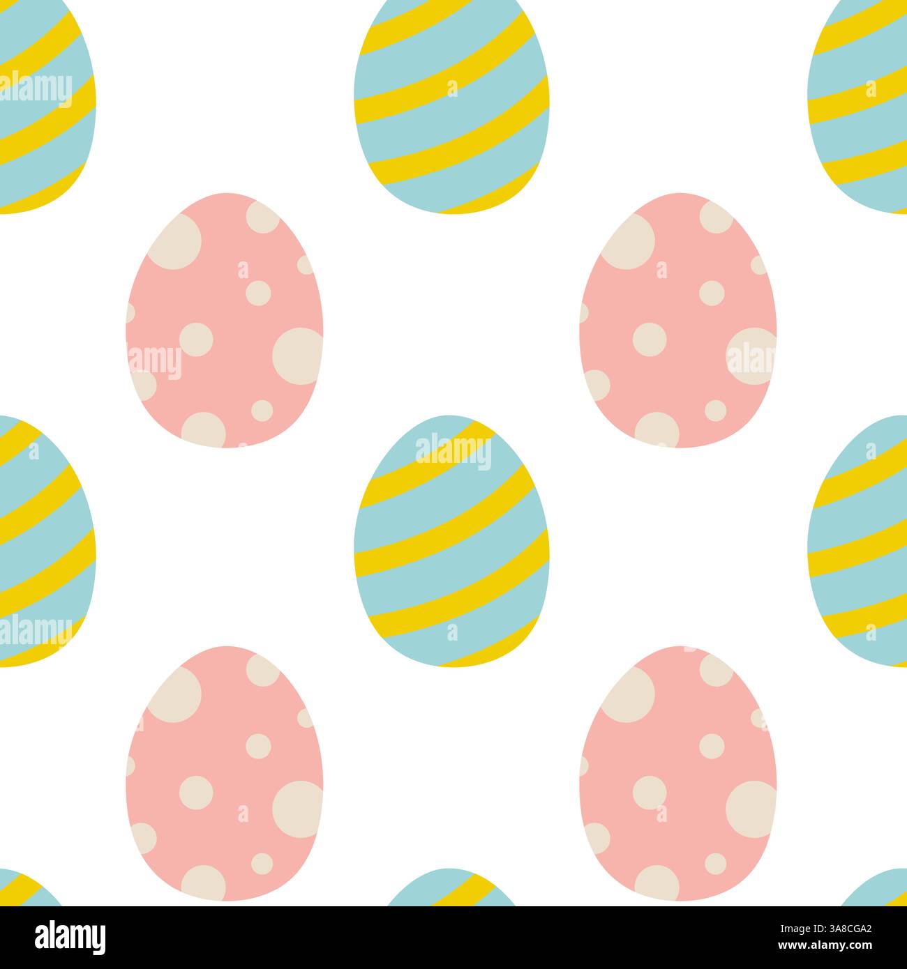 Colorato motivo a base di uovo di Pasqua per festeggiare e decorare le feste Illustrazione Vettoriale