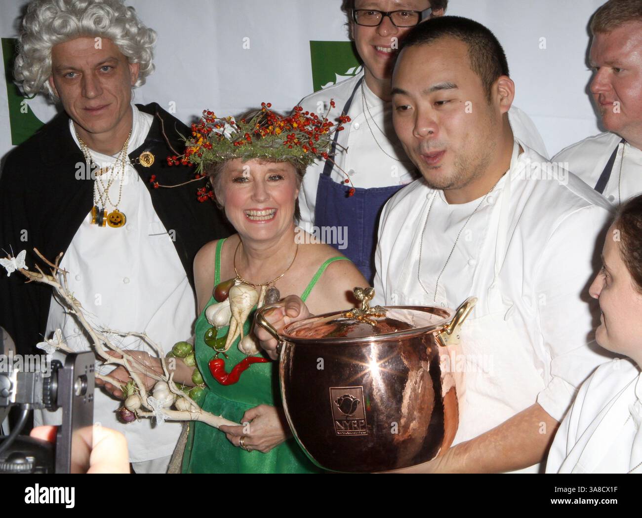 31 ottobre 2008 - New York, New York, Stati Uniti - 31 ottobre 2008 - New York, NY - Alice Waters. 13th Annual Bette Midler's New York Restoration Project's Hulaween Gala tenutosi al Waldorf-Astoria. Foto: Paul Zimmerman/AdMedia Foto Stock