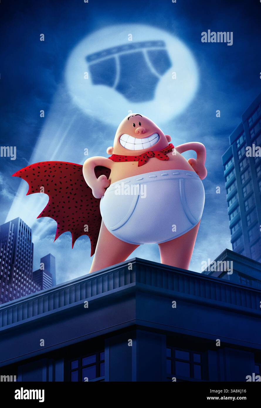 DATA DI USCITA: 2 giugno 2017 TITOLO: Captain Underpants: The First Epic Movie STUDIO: DreamWorks Animation DIRECTOR: David Soren TRAMA: Due pranksters troppo fantasiosi di nome George e Harold ipnotizzano il loro preside pensando che sia un supereroe incredibilmente entusiasta e incredibilmente sgradevole di nome Captain Underpants CON: Ed Helms nel ruolo di Captain Underpants / Mr. Krupp (voce) poster art. (Credit Image: © DreamWorks Animation/Entertainment Pictures/ZUMAPRESS.com) Foto Stock