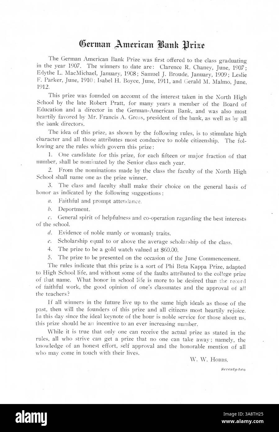 Questo annuario dell'anno accademico 1911-1912 della North High School, Polaris 1912, mostra gli studenti, la facoltà, i club, e squadre sportive, che riflettono i diversi aspetti della vita scolastica. Fornisce anche approfondimenti storici sul ruolo degli afroamericani nell'istruzione. Foto Stock