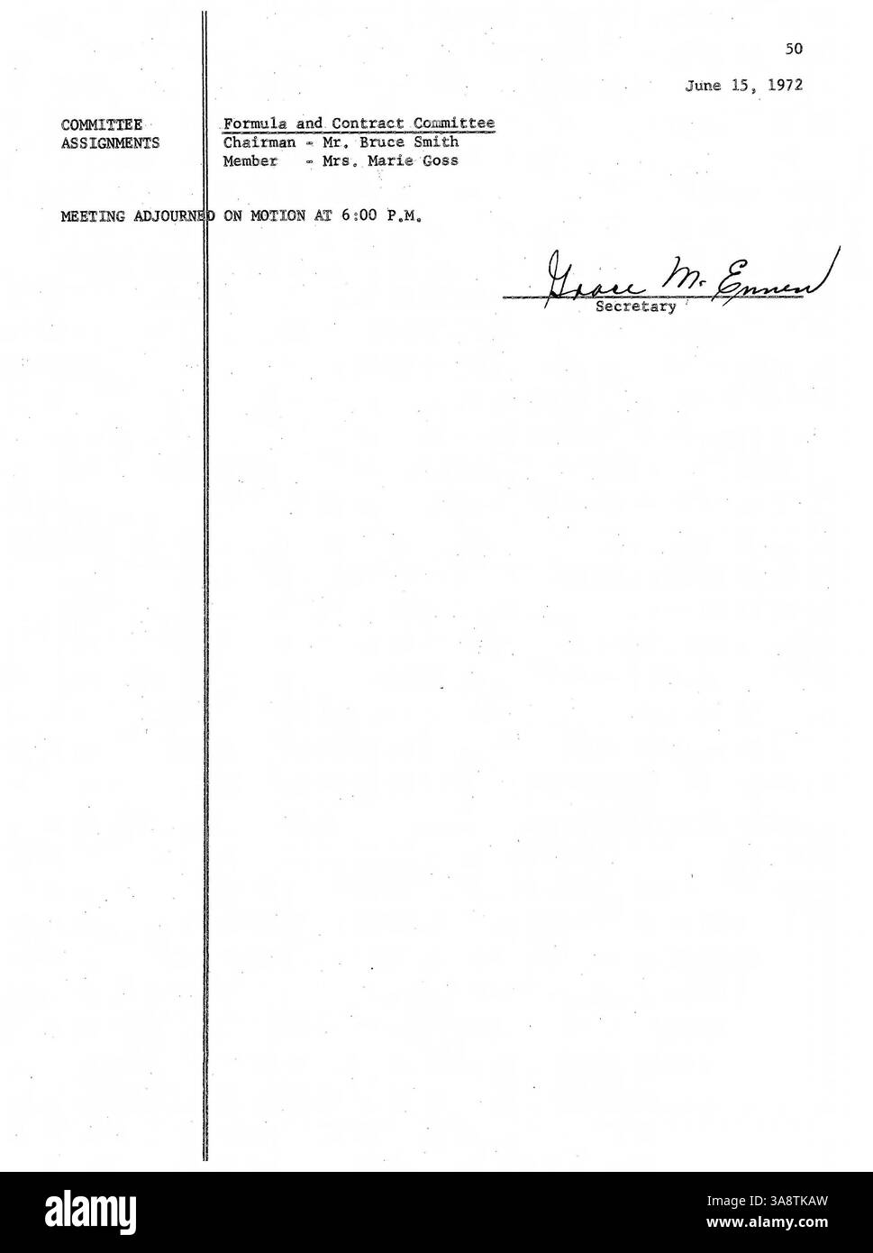 Nei 1972 minuti, il Consiglio di amministrazione della Biblioteca pubblica di Minneapolis discute i miglioramenti operativi, le allocazioni di budget per le biblioteche, i livelli di personale e lo sviluppo di servizi basati sulla comunità. Foto Stock