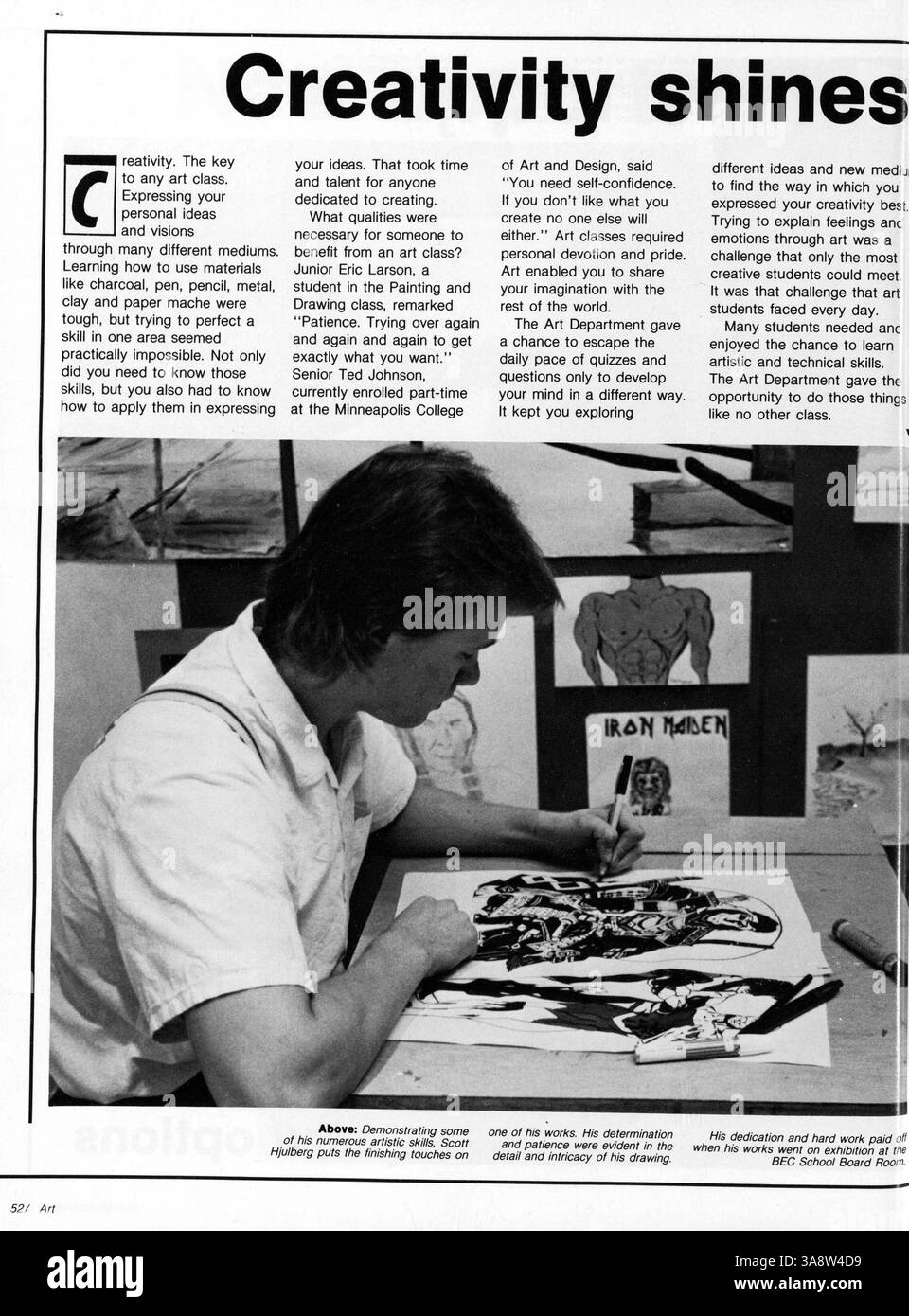 Questo annuario Kennedy High del 1987 mette in evidenza l'anno scolastico 1986-1987, mostrando profili degli studenti, contributi degli insegnanti, attività del club, eventi sportivi, e altri eventi significativi. L'annuario funge da resoconto completo delle esperienze e delle pietre miliari della comunità scolastica durante quel periodo. Foto Stock