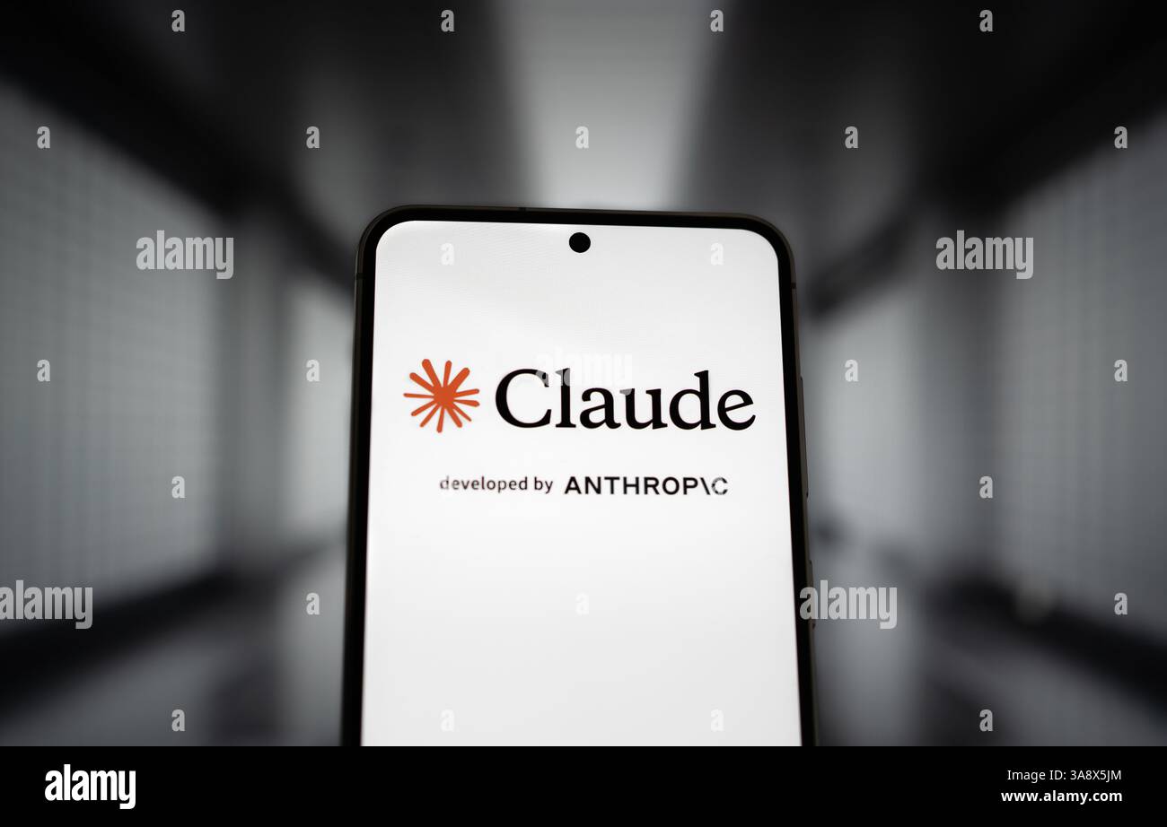 Claude modello linguistico di Antrophic Foto Stock