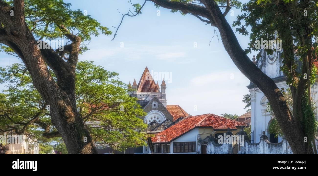 Chiesa anglicana di Tutti i Santi a Galle, Sri Lanka Foto Stock