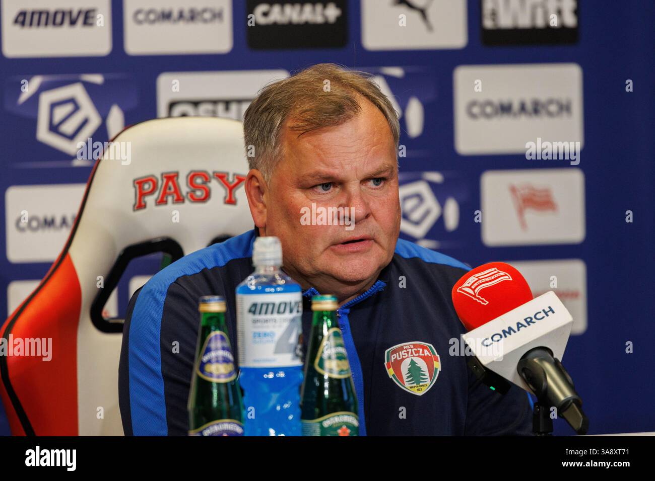 CRACOVIA, POLONIA, MARZO 29 2025, UNA PARTITA DI CALCIO NEL PKO BP EKSTRAKLASA FIRST TIER TRA CRACOVIA E PUSZCZA NIEPOLOMICE, OP: TULACZ TOMASZ Foto Stock